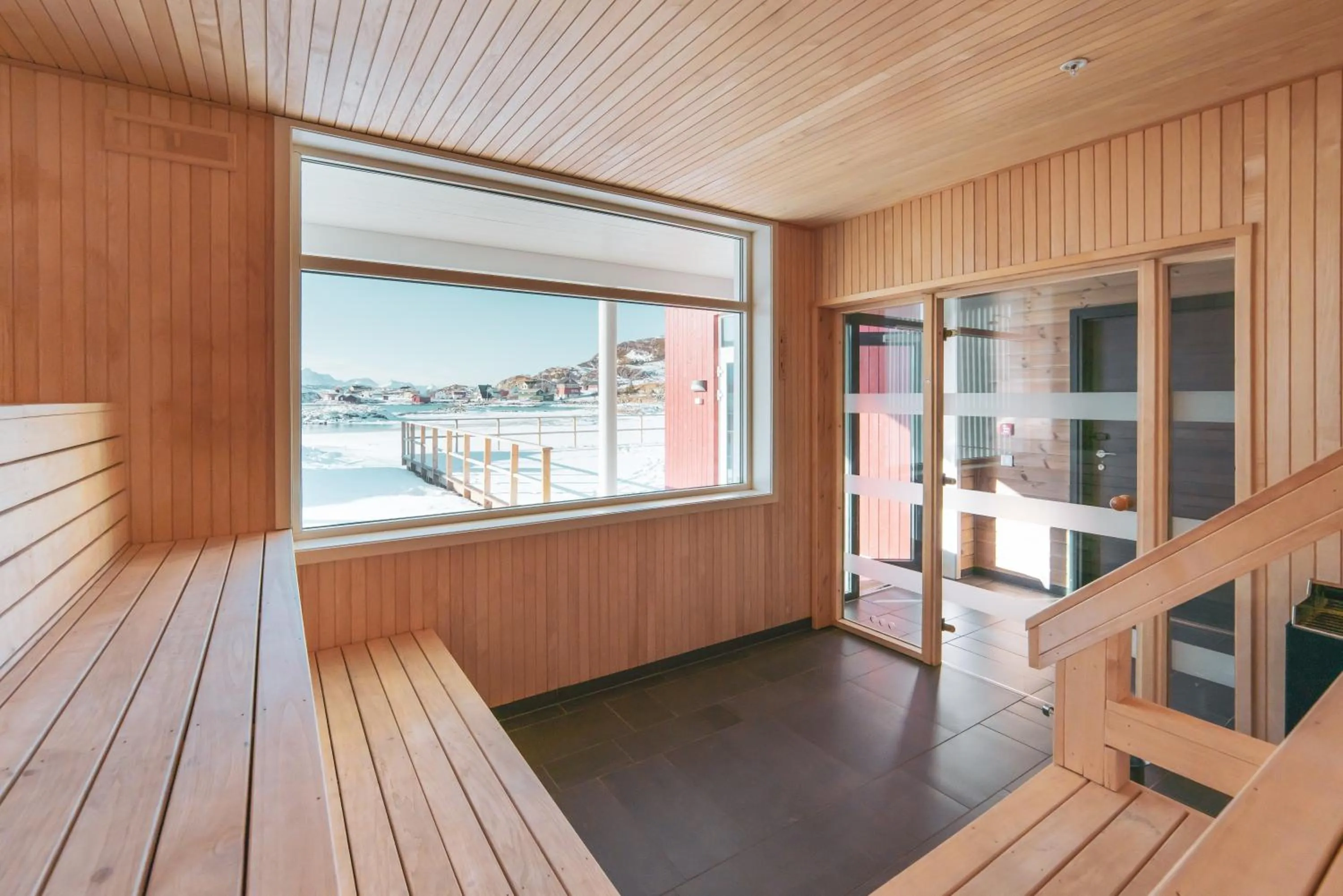 Sauna in Sommarøy Arctic Hotel Tromsø