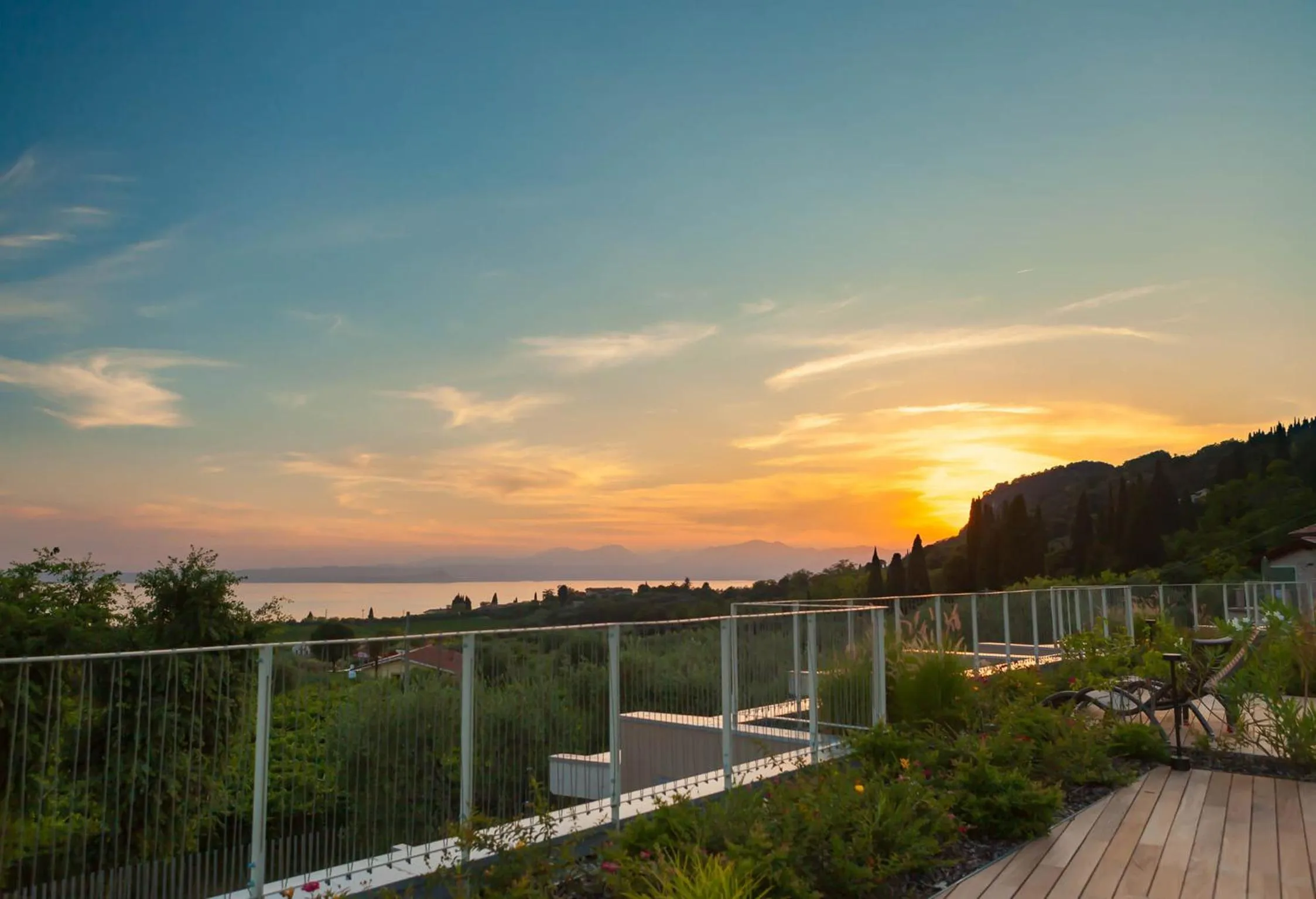 Natural landscape in San Colombano Suites