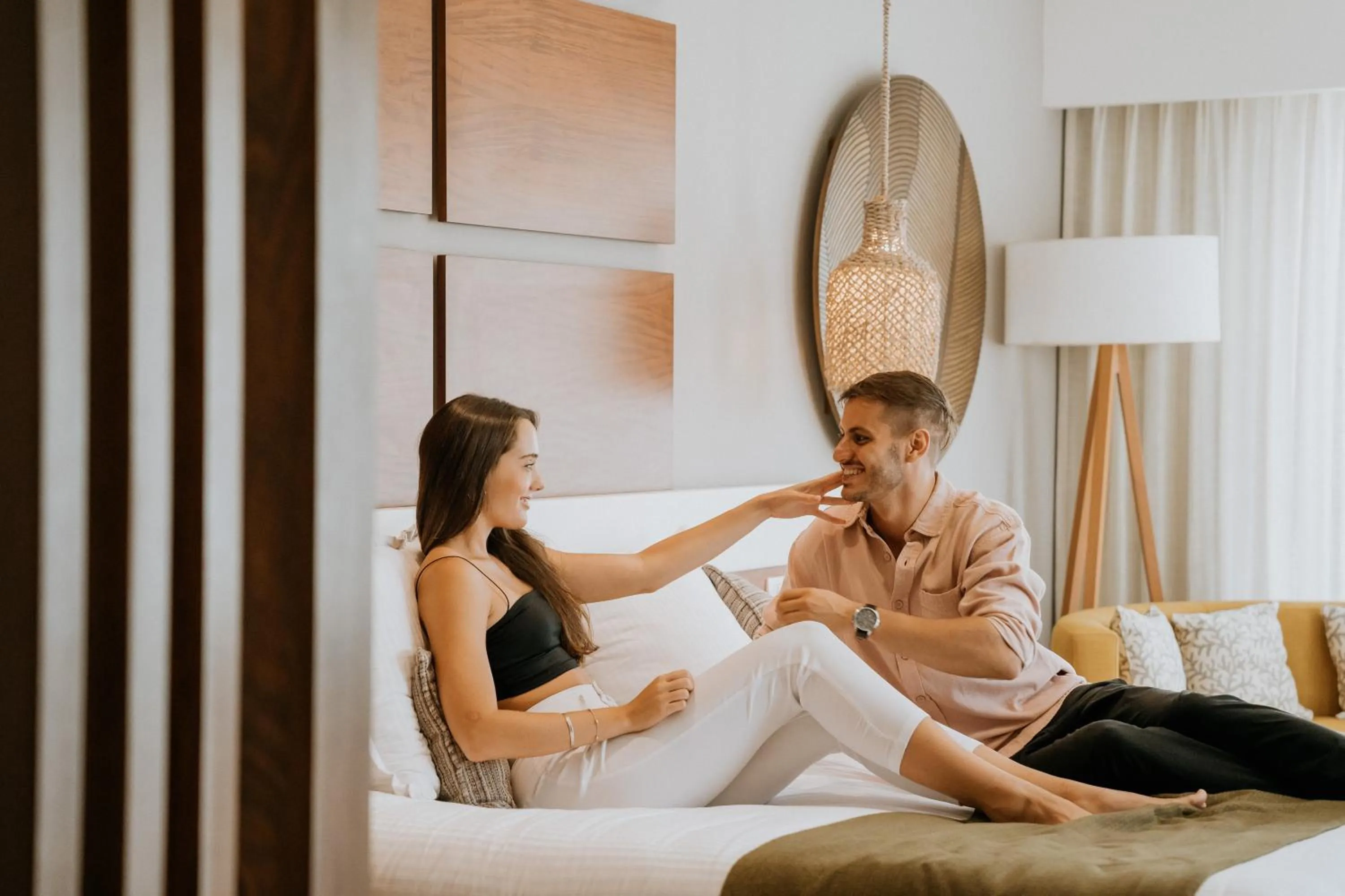 Bed in The Reef 28 Hotel & Spa - Luxury Adults Only - All Suites - With Optional All Inclusive