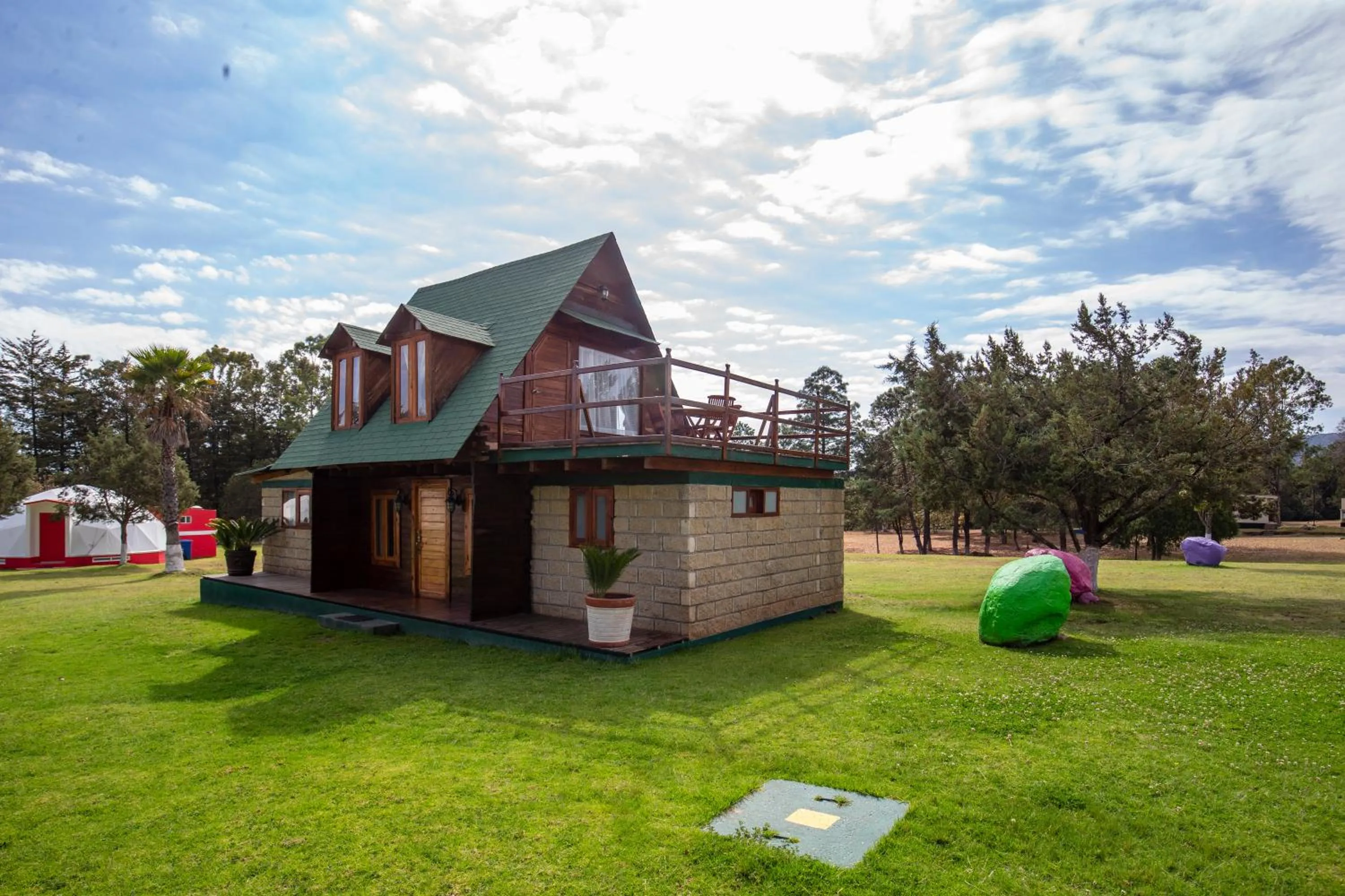 Garden view in Hotel & Glamping Huasca Sierra Verde