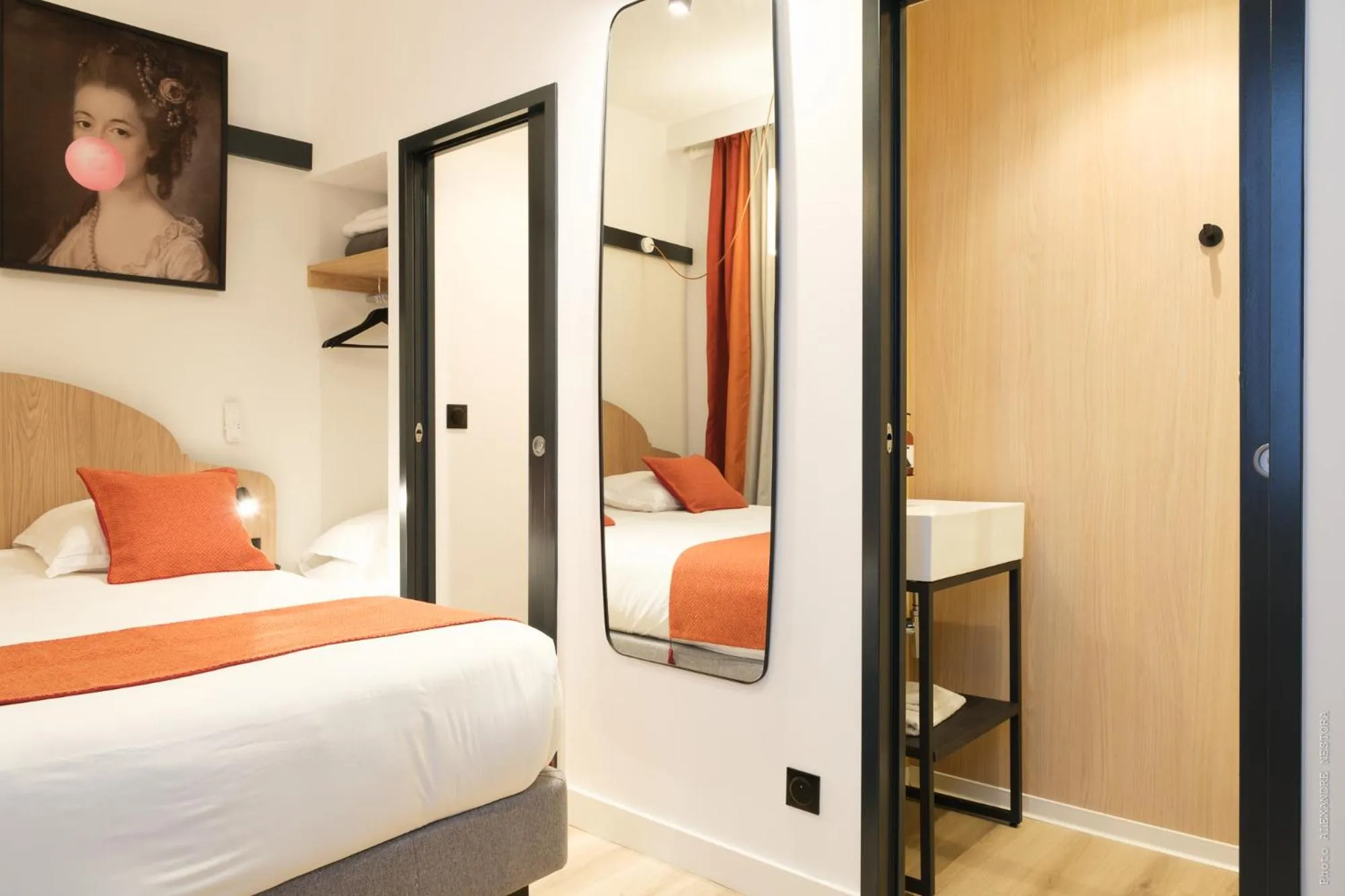 Bed in A l'Hôtel Des Roys