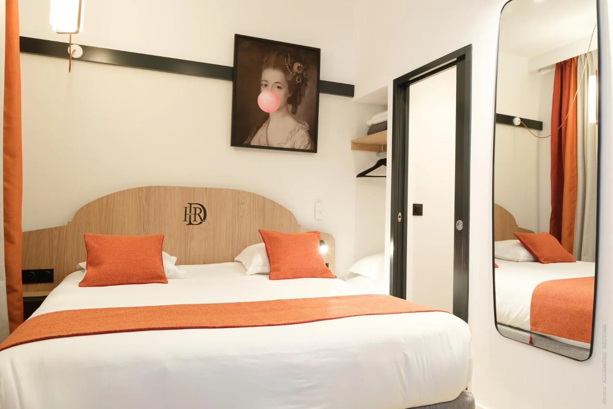 Bed in A l'Hôtel Des Roys