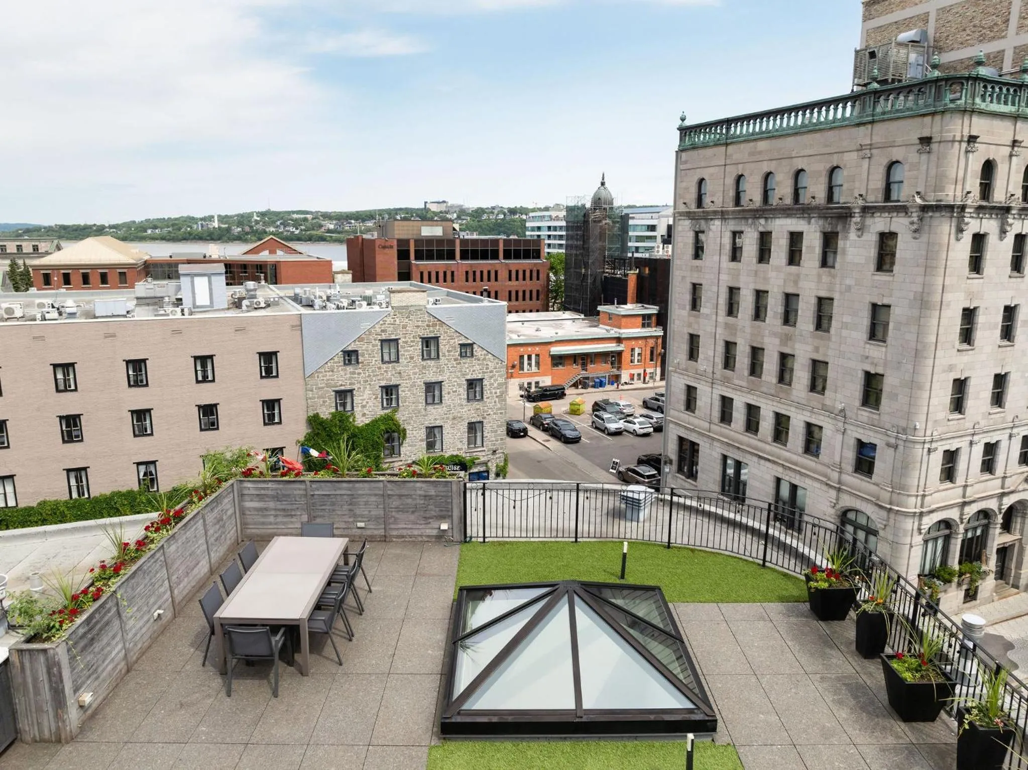 Patio in Hotel Port-Royal