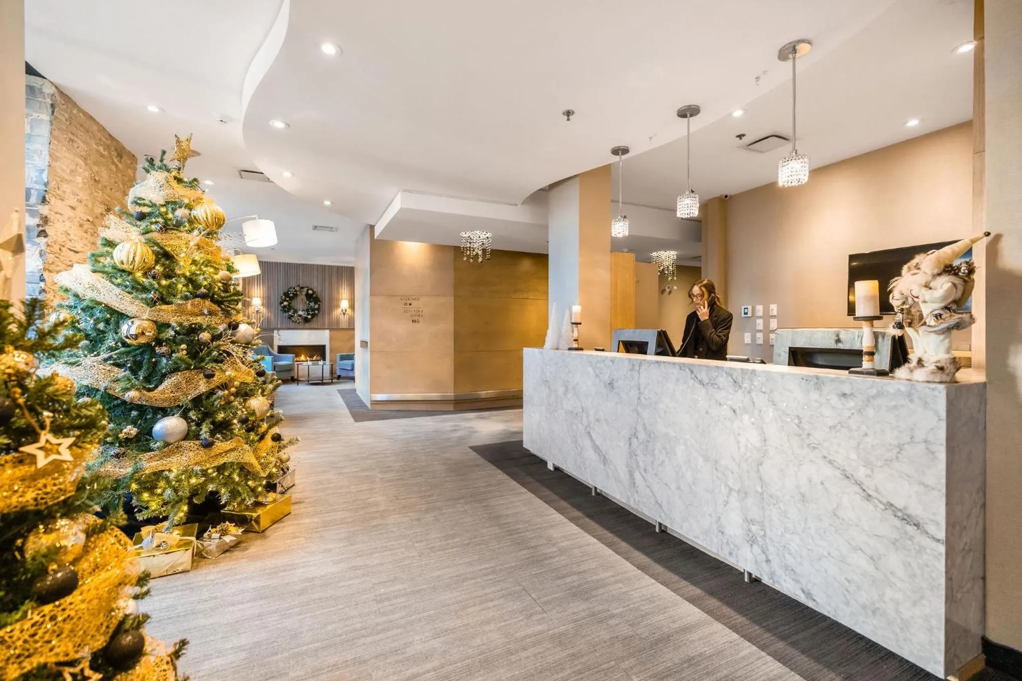 Lobby or reception in Hotel Port-Royal