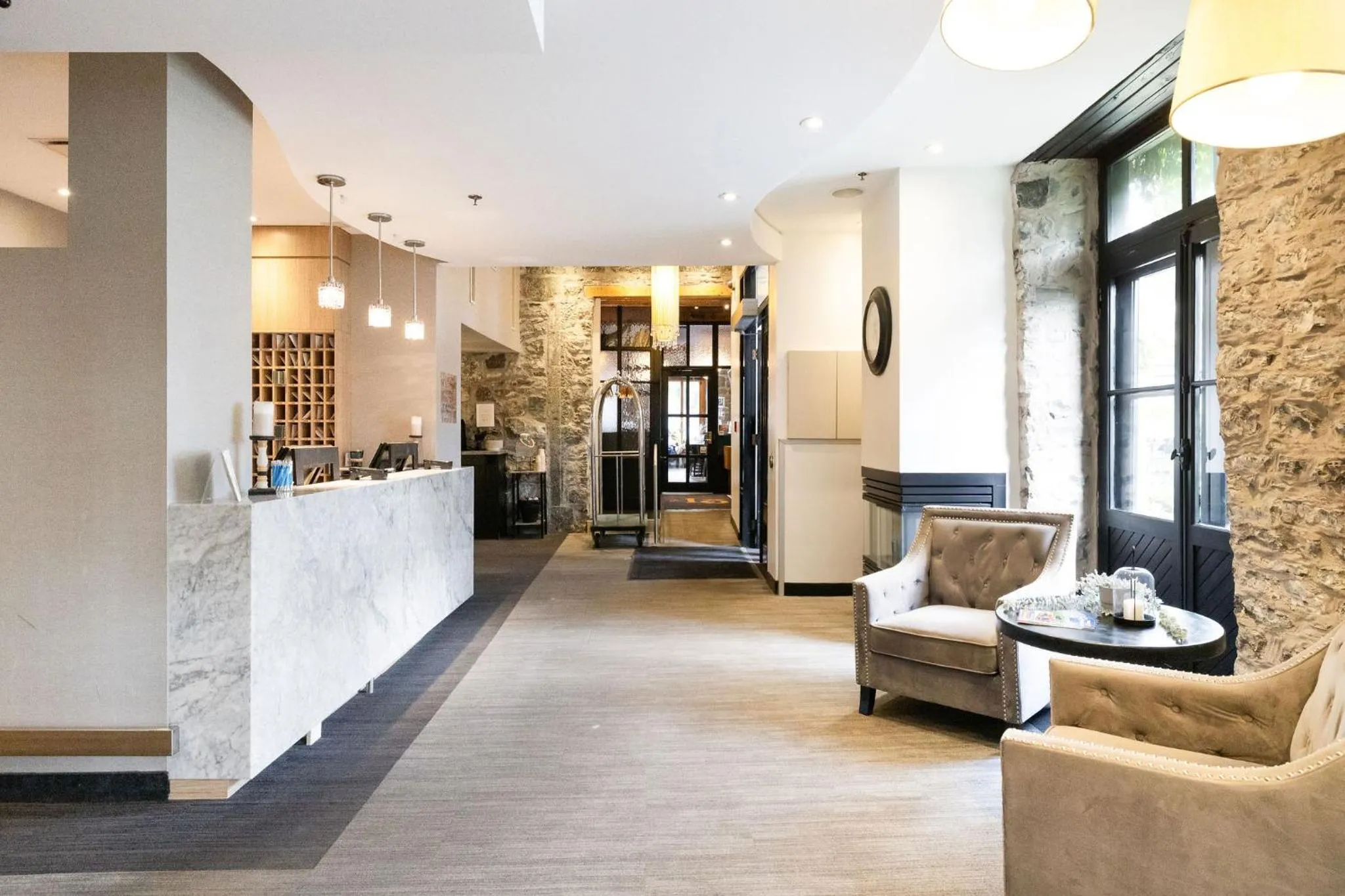 Lobby or reception in Hotel Port-Royal