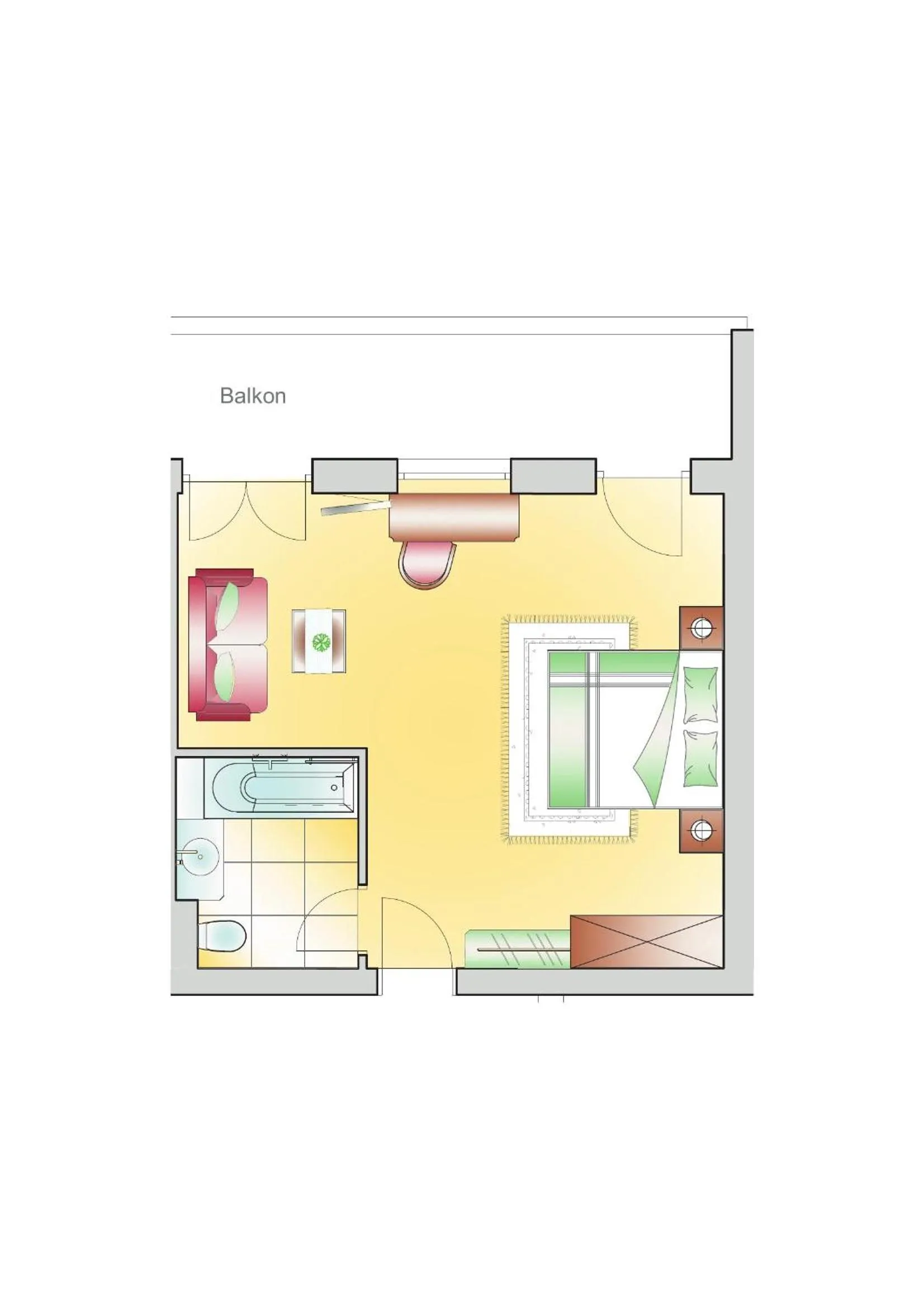 Floor plan in Hotel Lech & Residenz Chesa Rosa