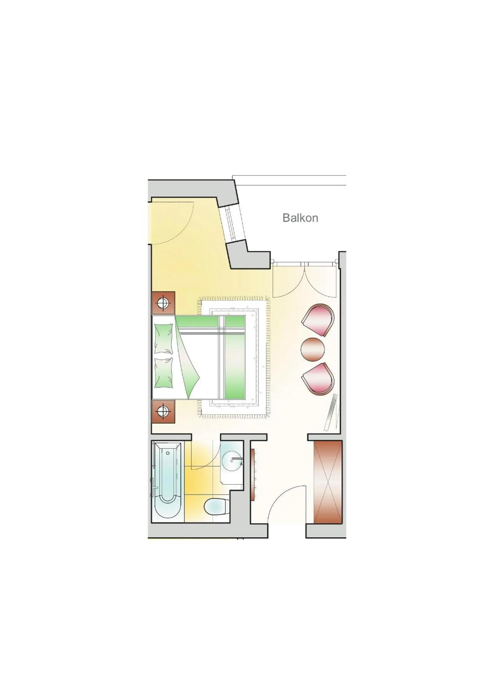 Floor plan in Hotel Lech & Residenz Chesa Rosa