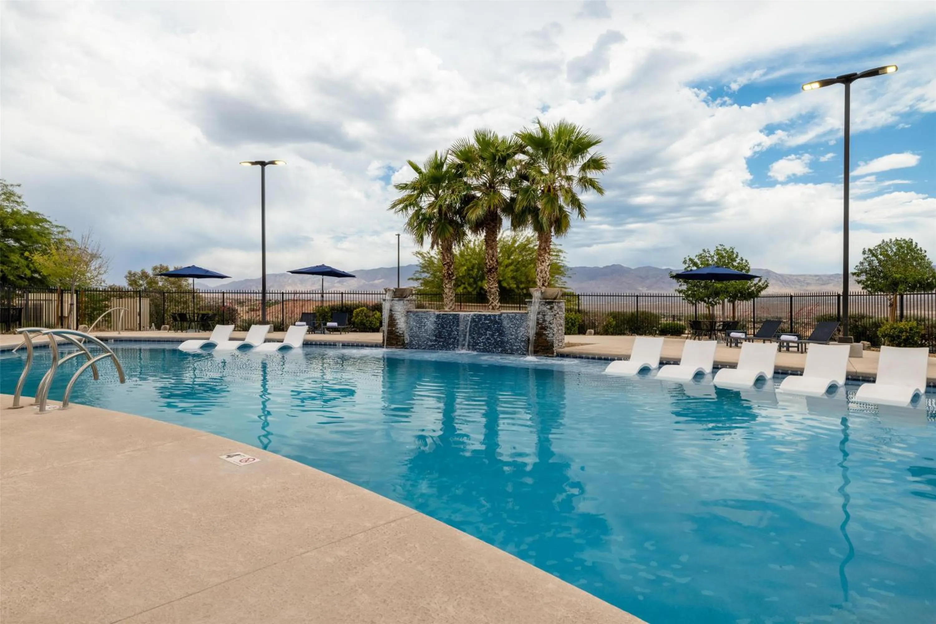 Pool view in Hampton Inn & Suites by Hilton Mesquite
