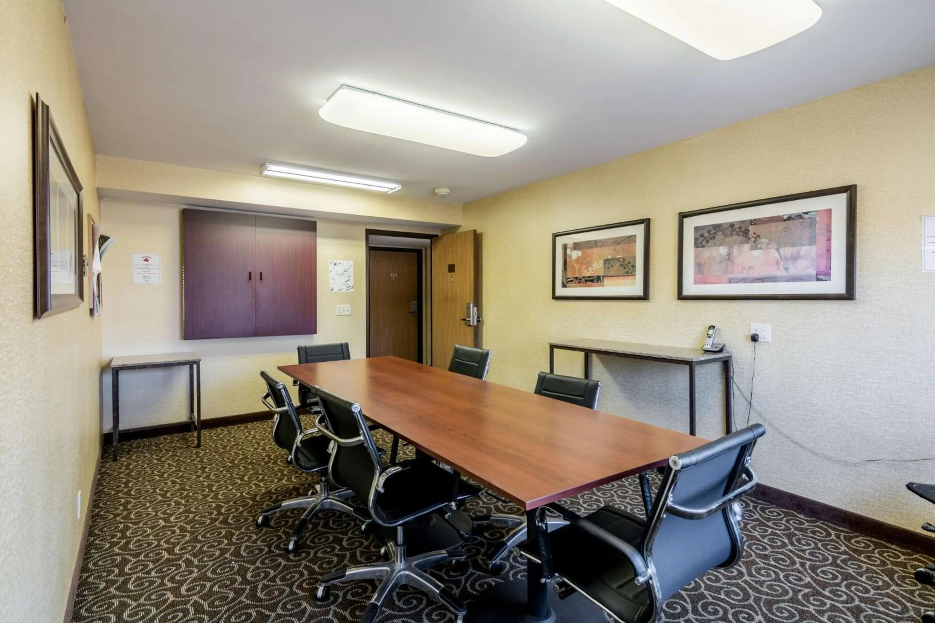 On site in Motel 6-Eau Claire, WI