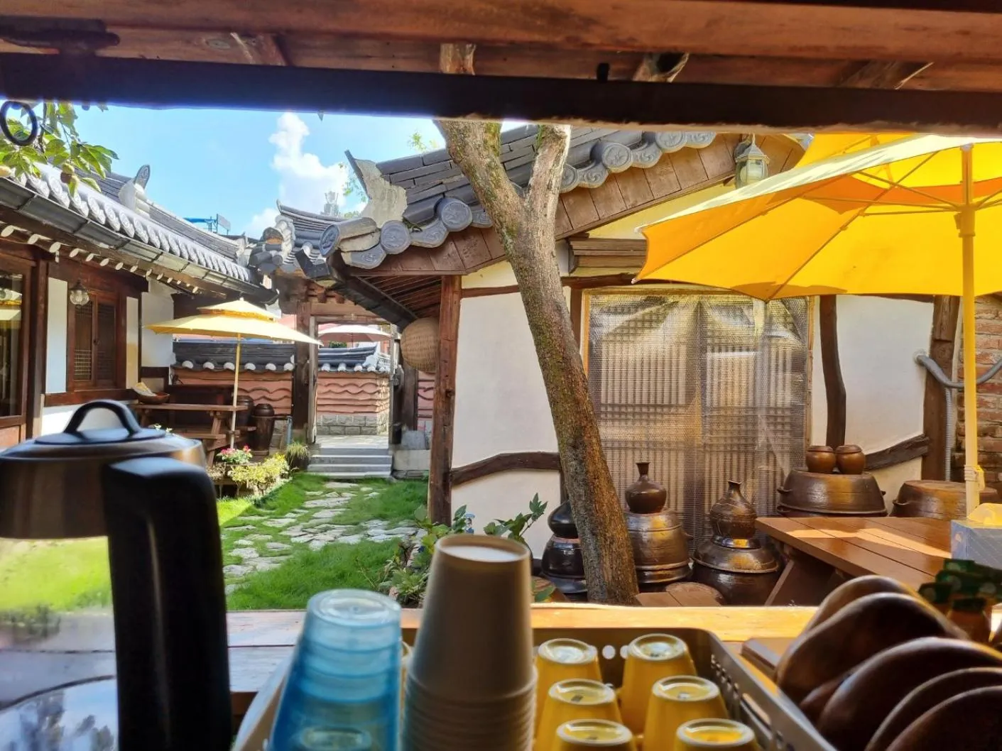 Garden view in Gohyundang