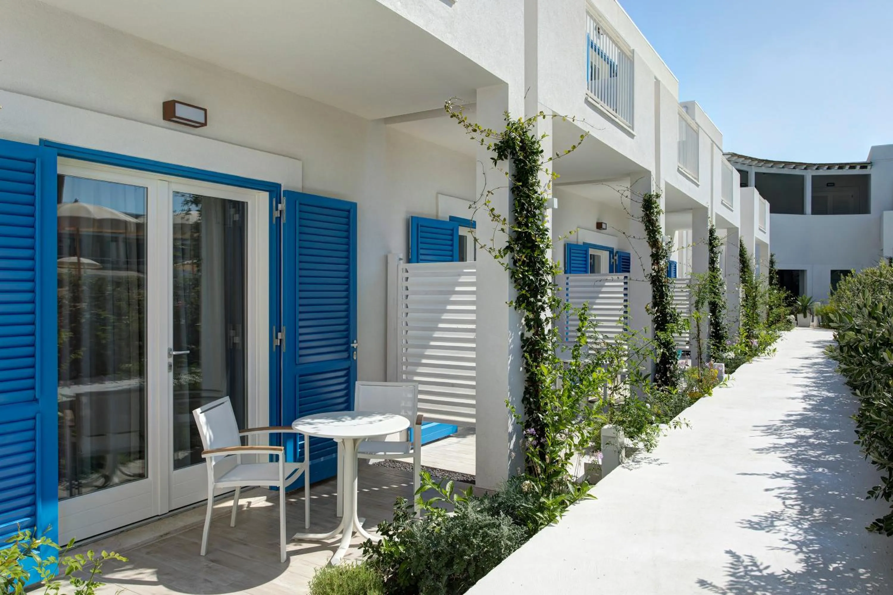 Patio in Les Sables Noirs & Spa