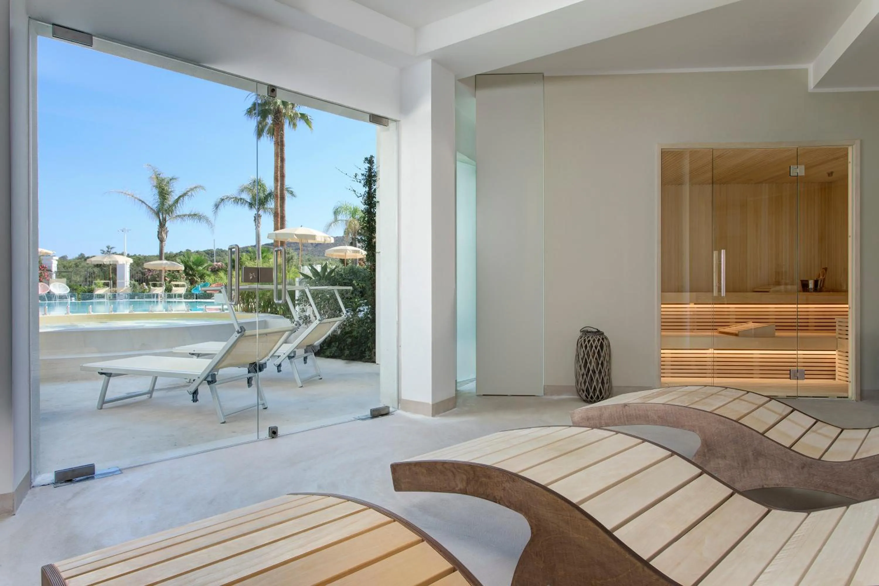 Patio in Les Sables Noirs & Spa