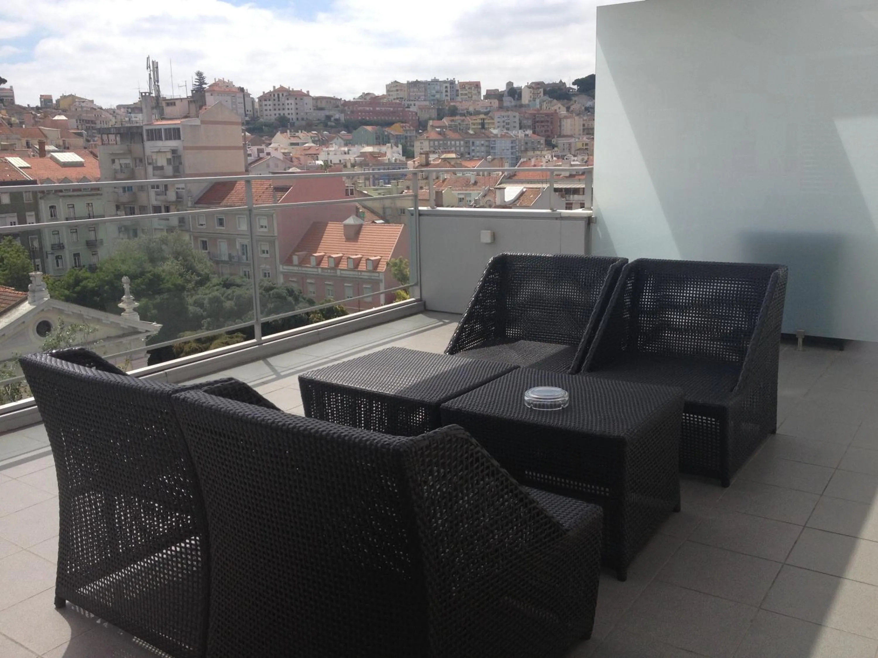 Balcony/Terrace in Lisbon City Hotel by City Hotels