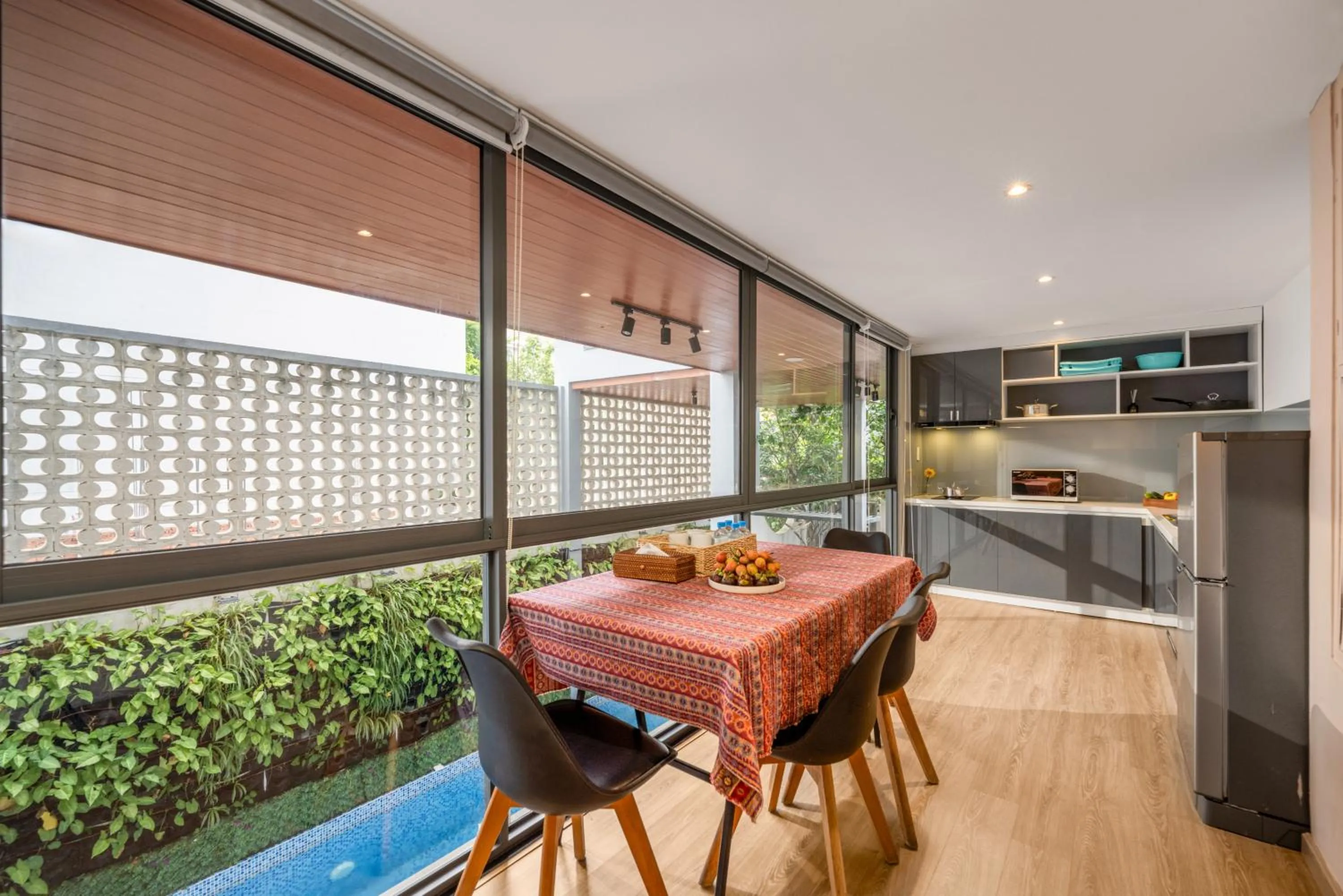 Kitchen or kitchenette in Sanayen Villa & Residences - Pool and Close Beach