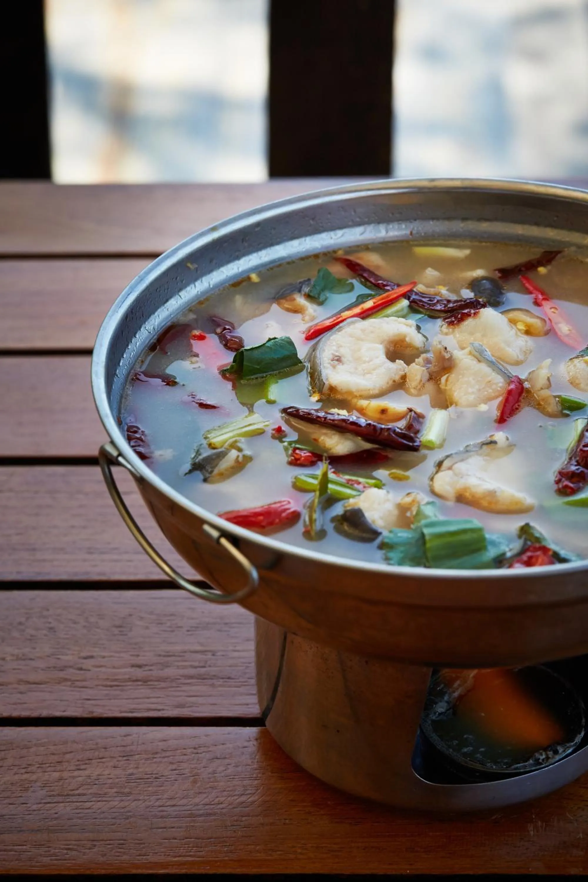 Food close-up in Country Lake View Hotel
