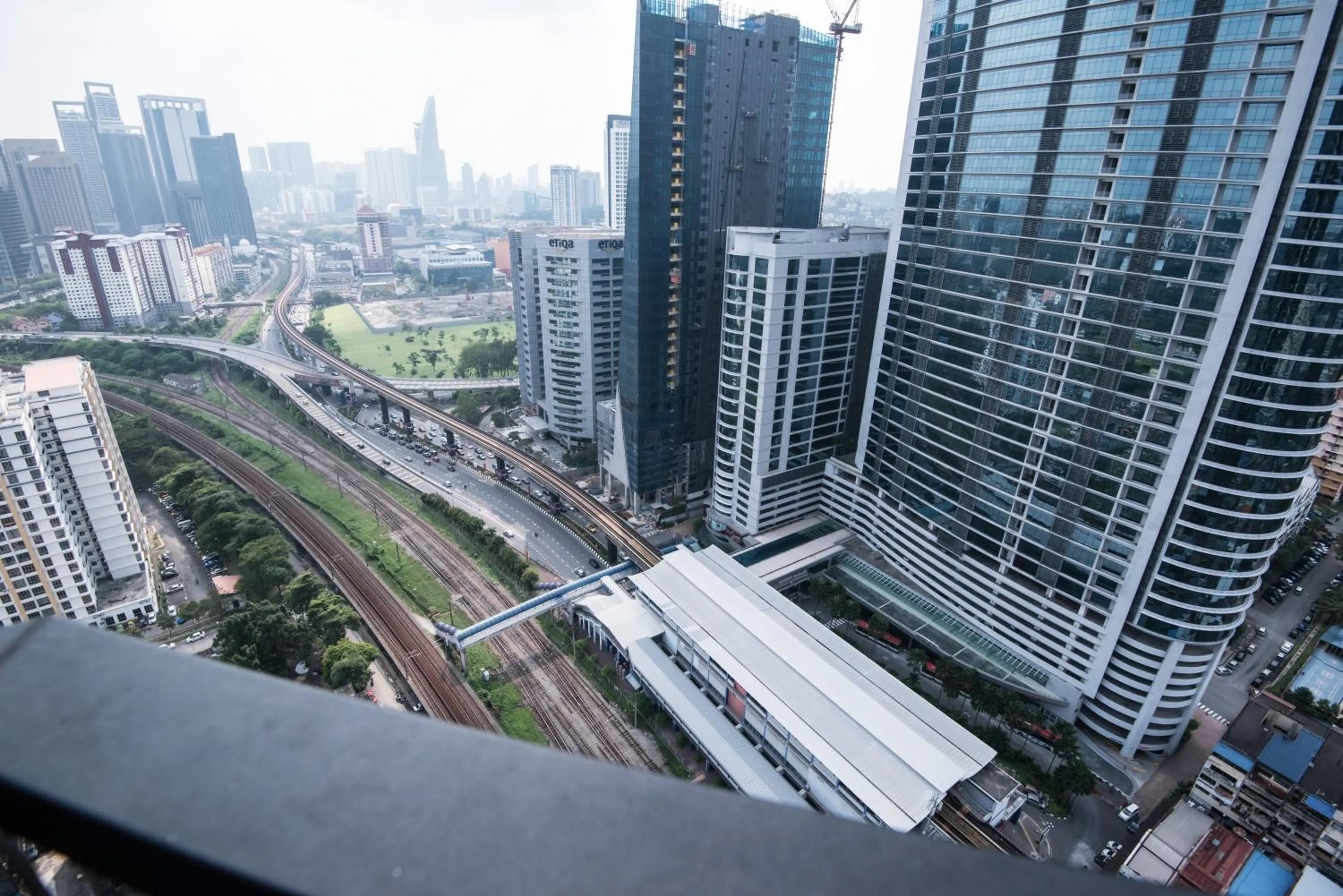 Balcony/Terrace in KL Sentral Bangsar Suites EST BY PSM LUXURY SUITES