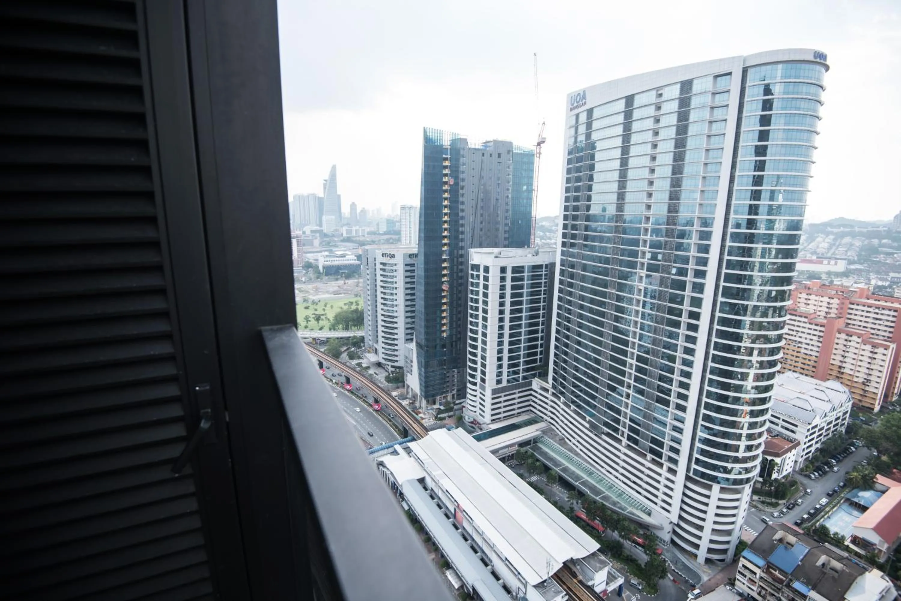 City view in KL Sentral Bangsar Suites EST BY PSM LUXURY SUITES