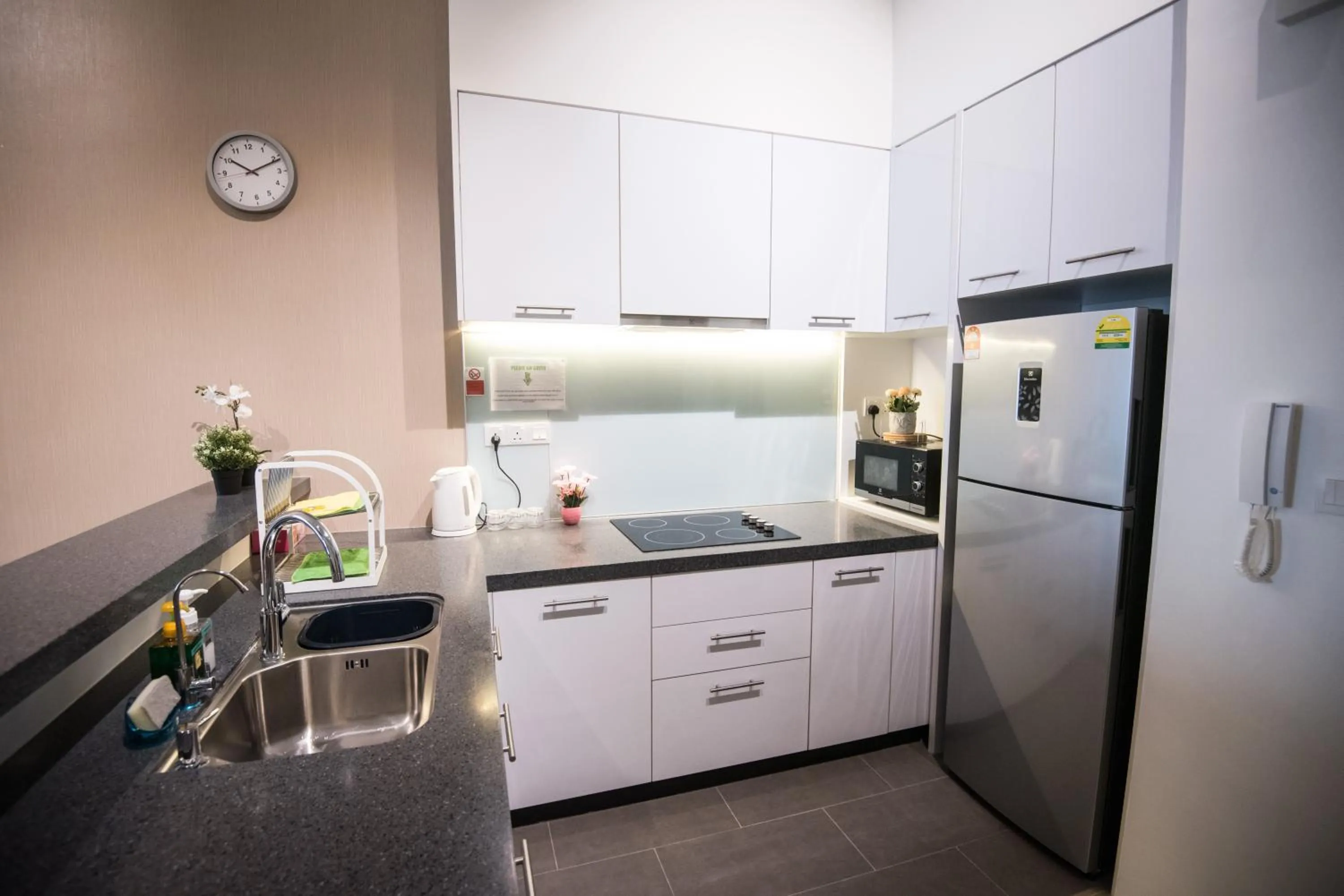 Kitchen or kitchenette in KL Sentral Bangsar Suites EST BY PSM LUXURY SUITES