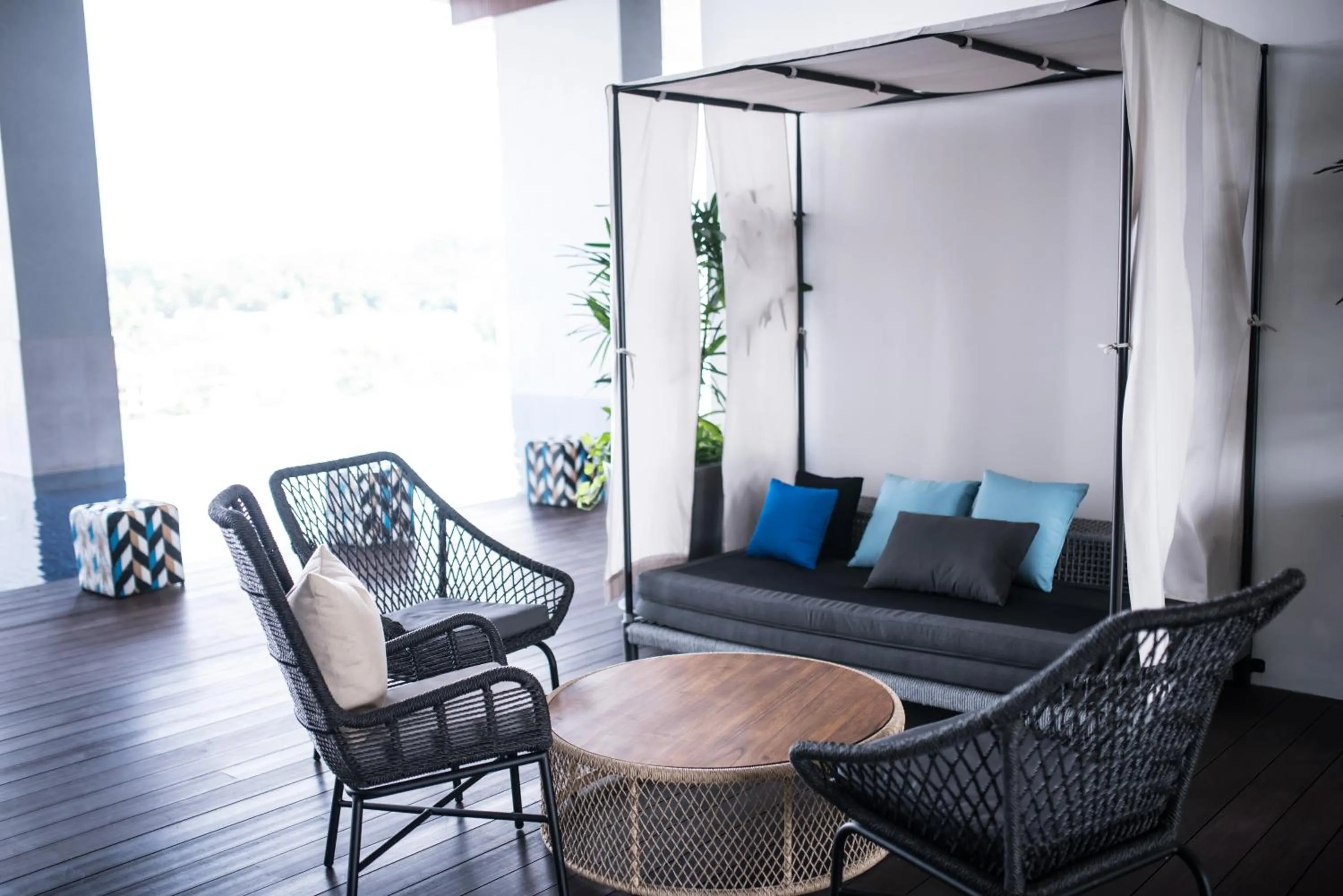 Seating area in KL Sentral Bangsar Suites EST BY PSM LUXURY SUITES