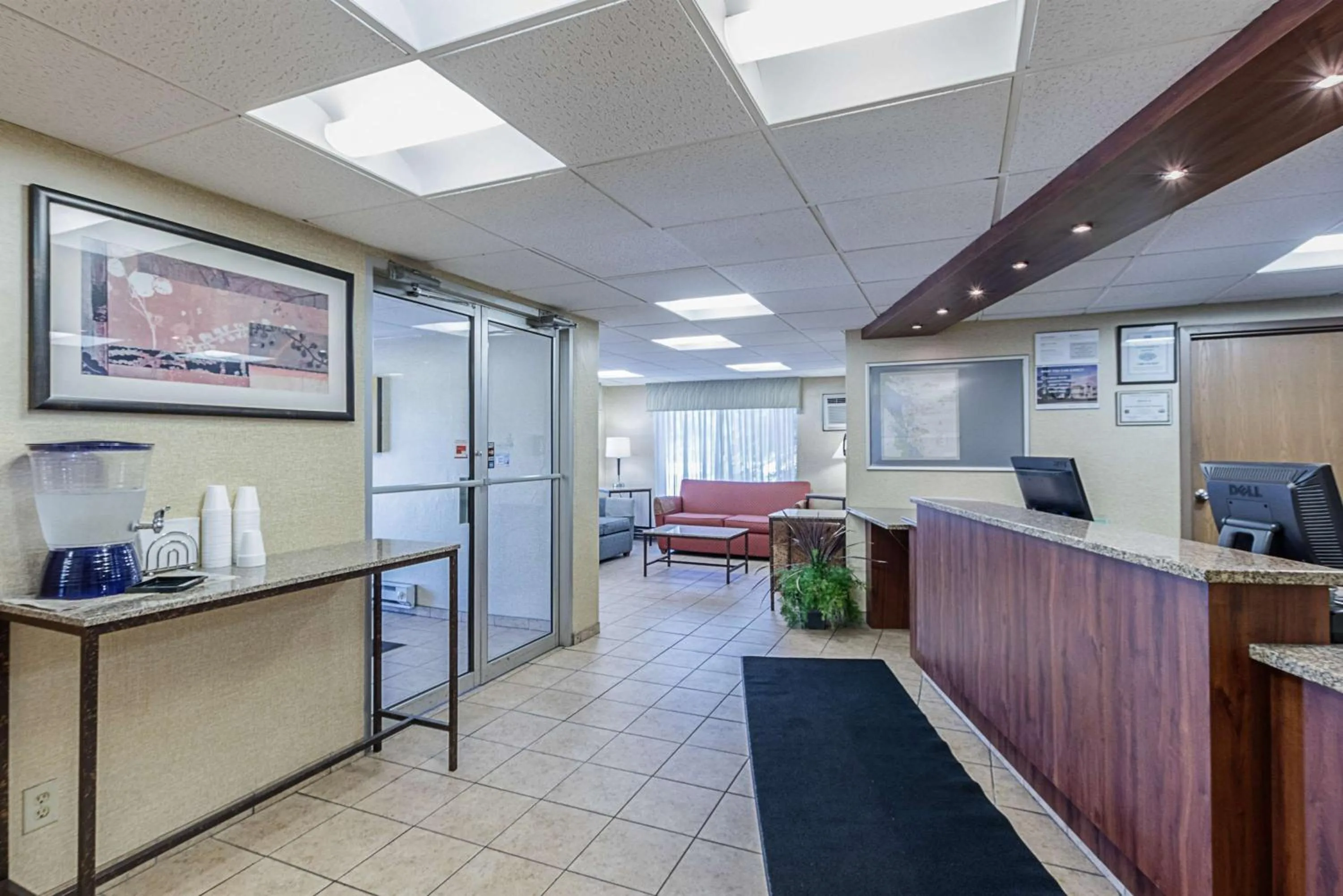 Lobby or reception in Motel 6-La Crosse, WI