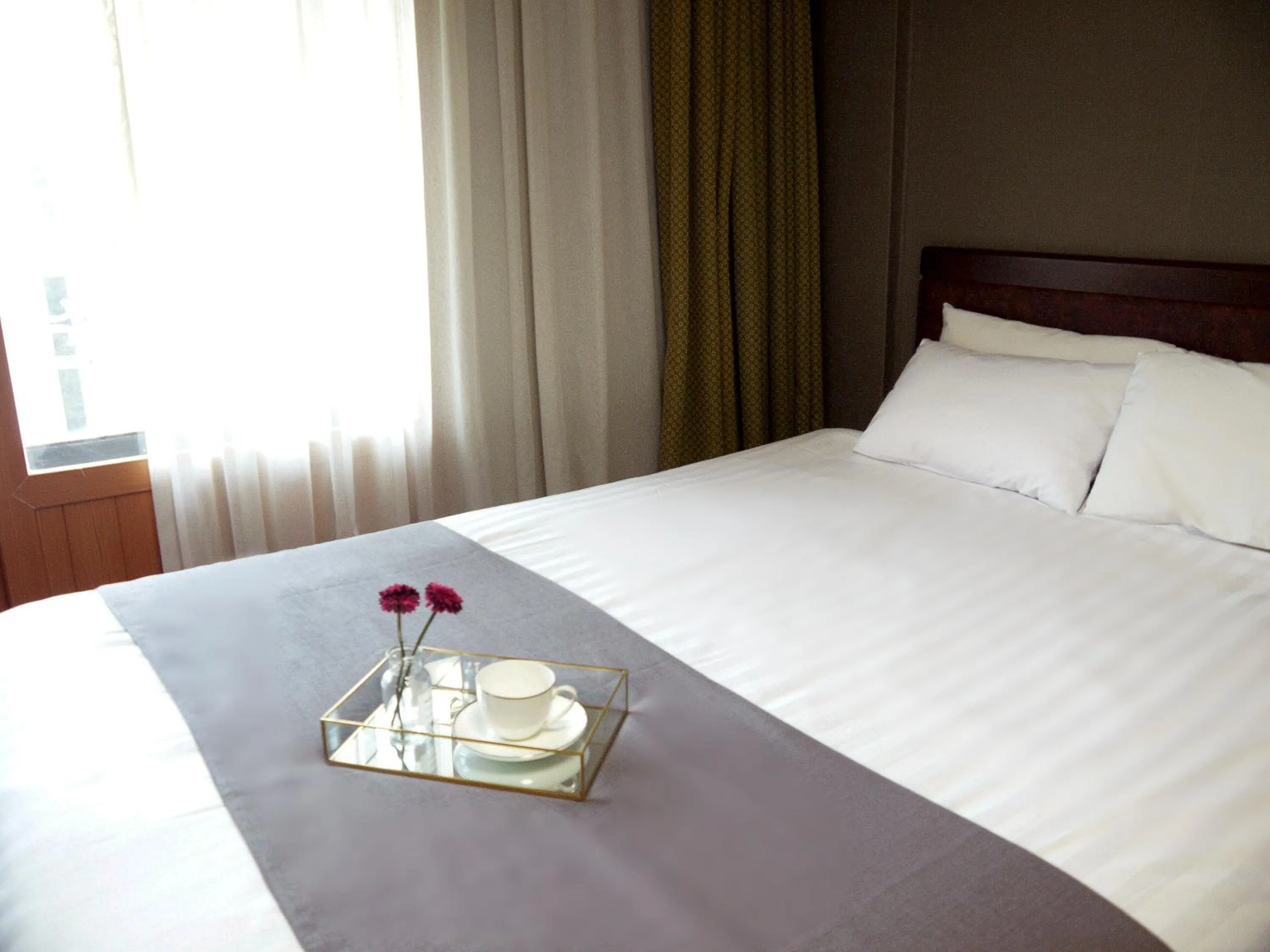 Bed in Pearl Hotel Jeju