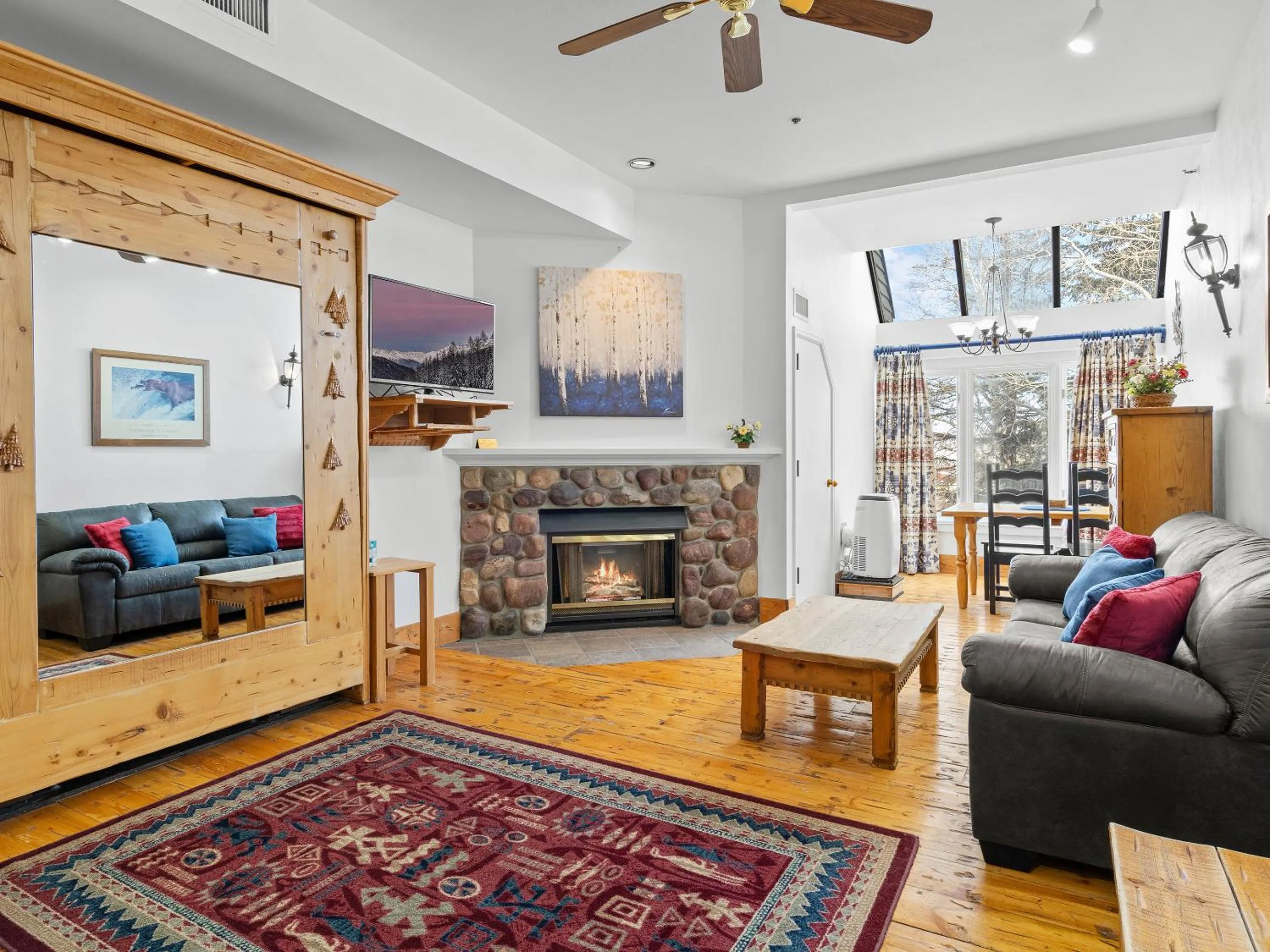 Living room in The Lodge at the Mountain Village by All Seasons Resort Lodging