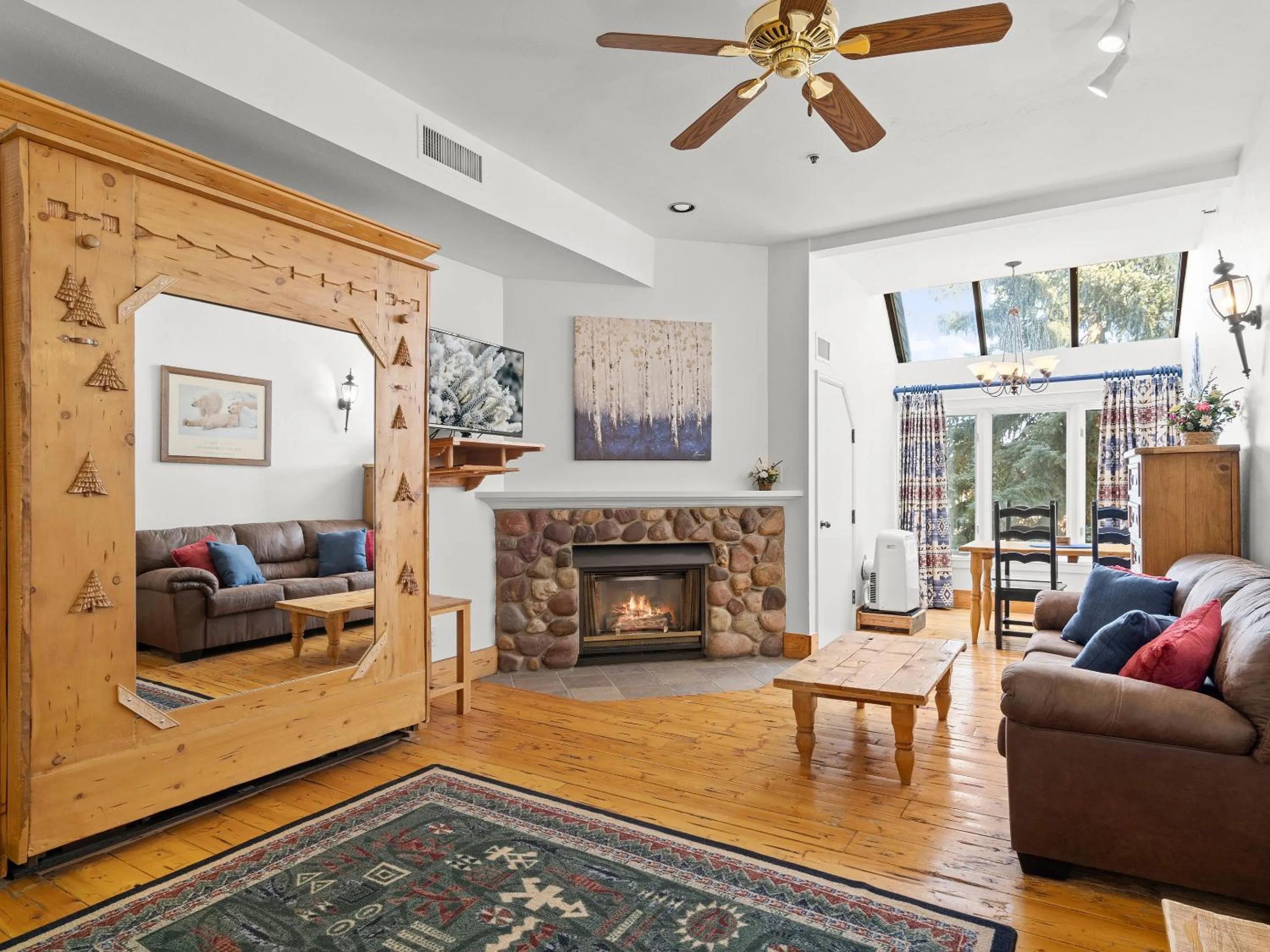 Living room in The Lodge at the Mountain Village by All Seasons Resort Lodging