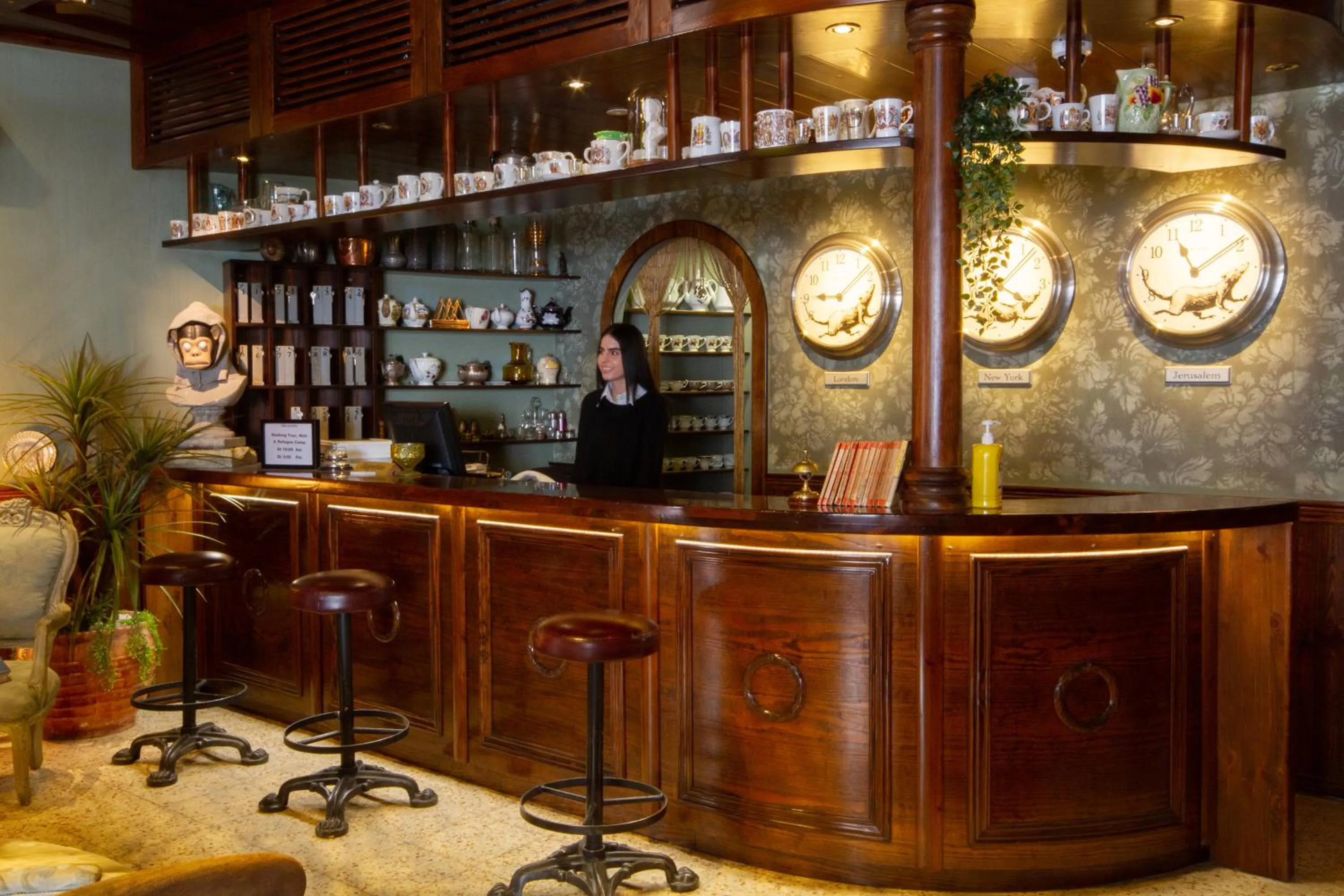 Restaurant/places to eat in The Walled Off Hotel