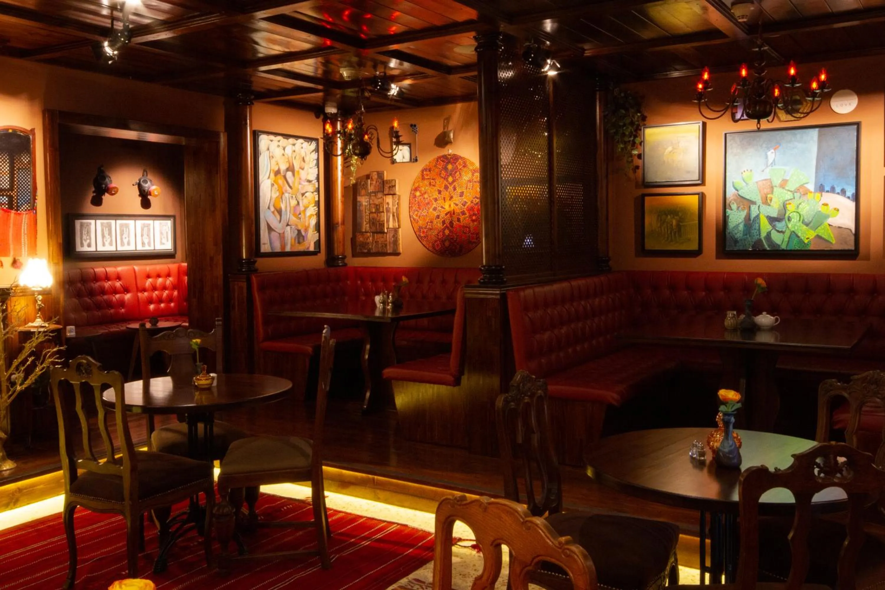 Lounge or bar in The Walled Off Hotel