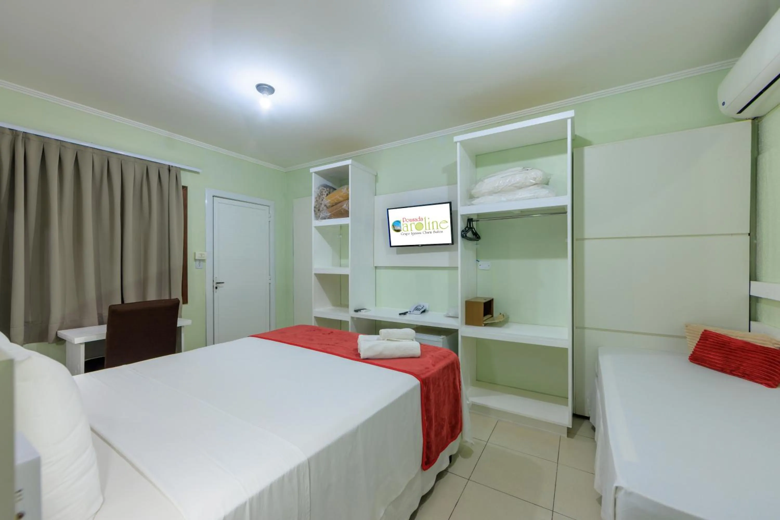 Bed in Hotel e Pousada Caroline