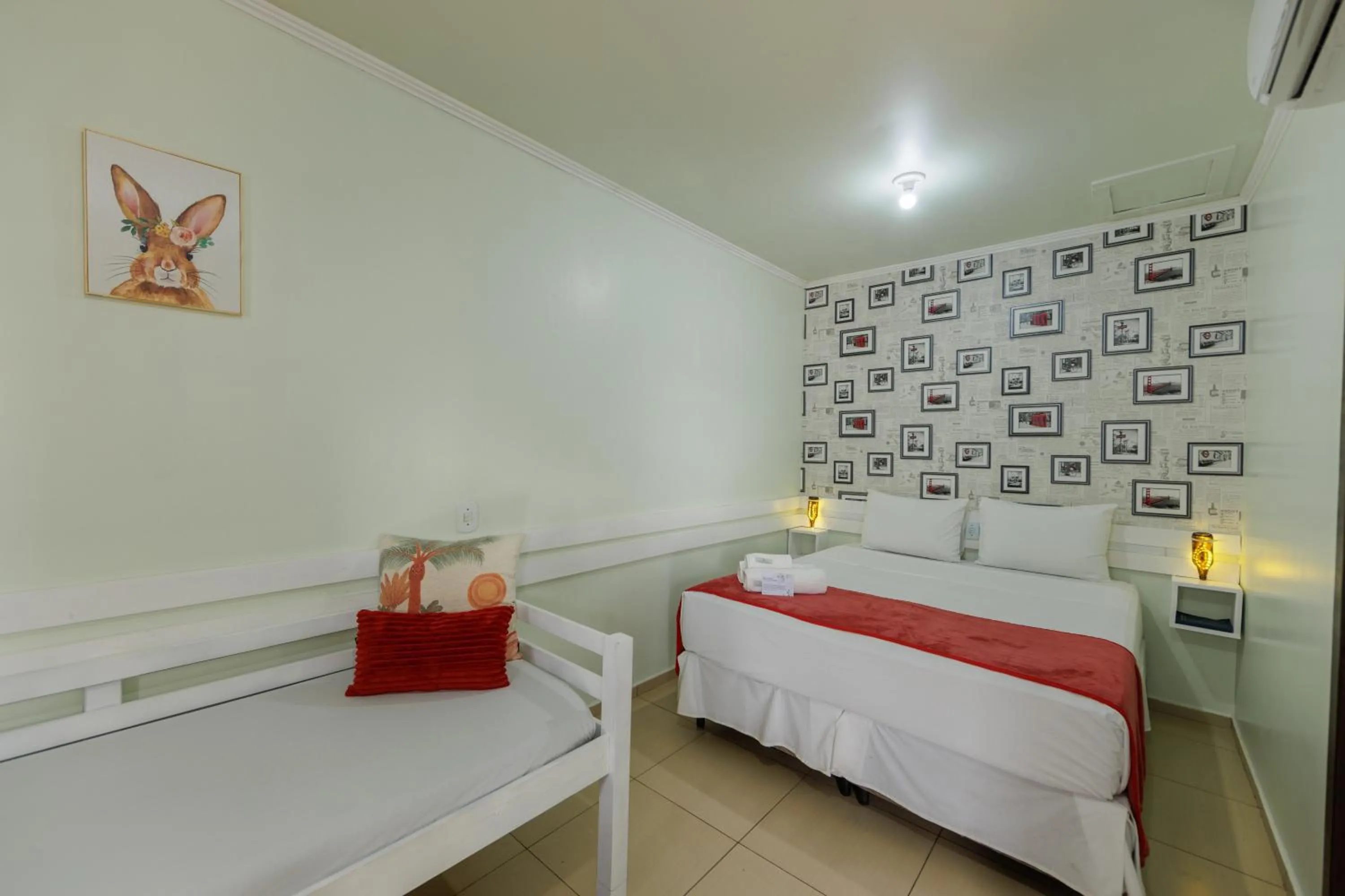 Bed in Hotel e Pousada Caroline