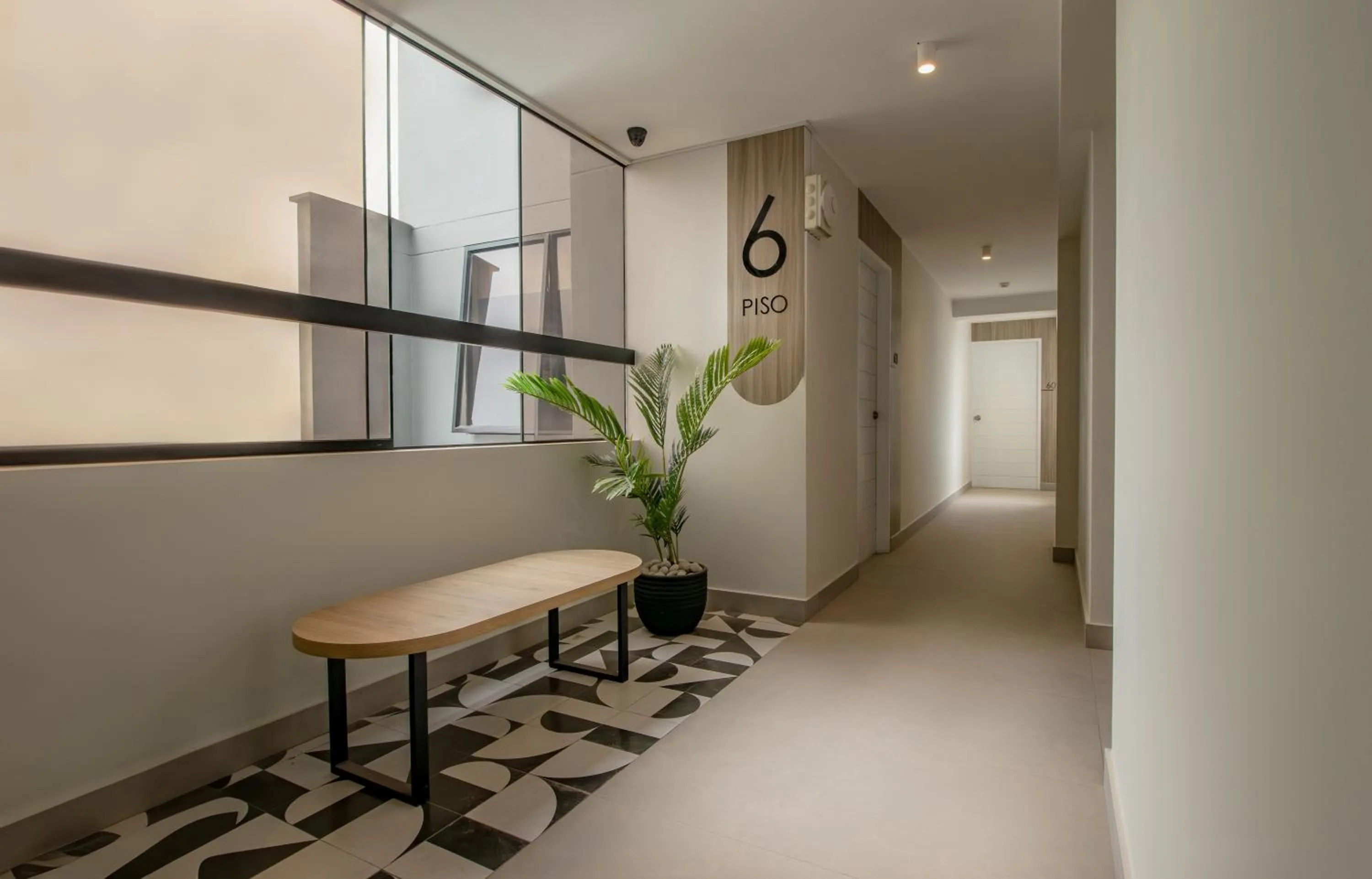 Living room in Miraflores Suites Centro