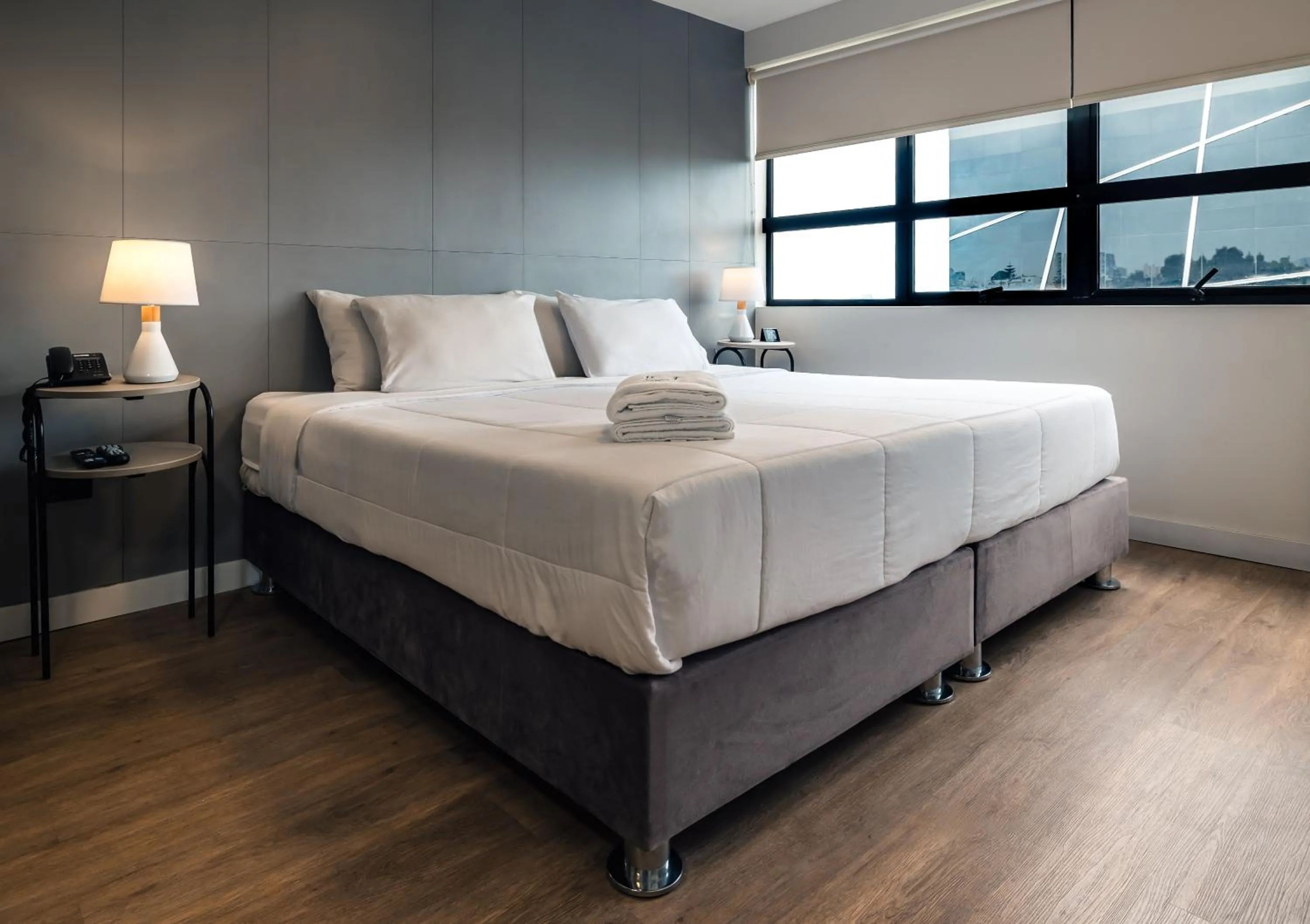 Bed in Miraflores Suites Centro