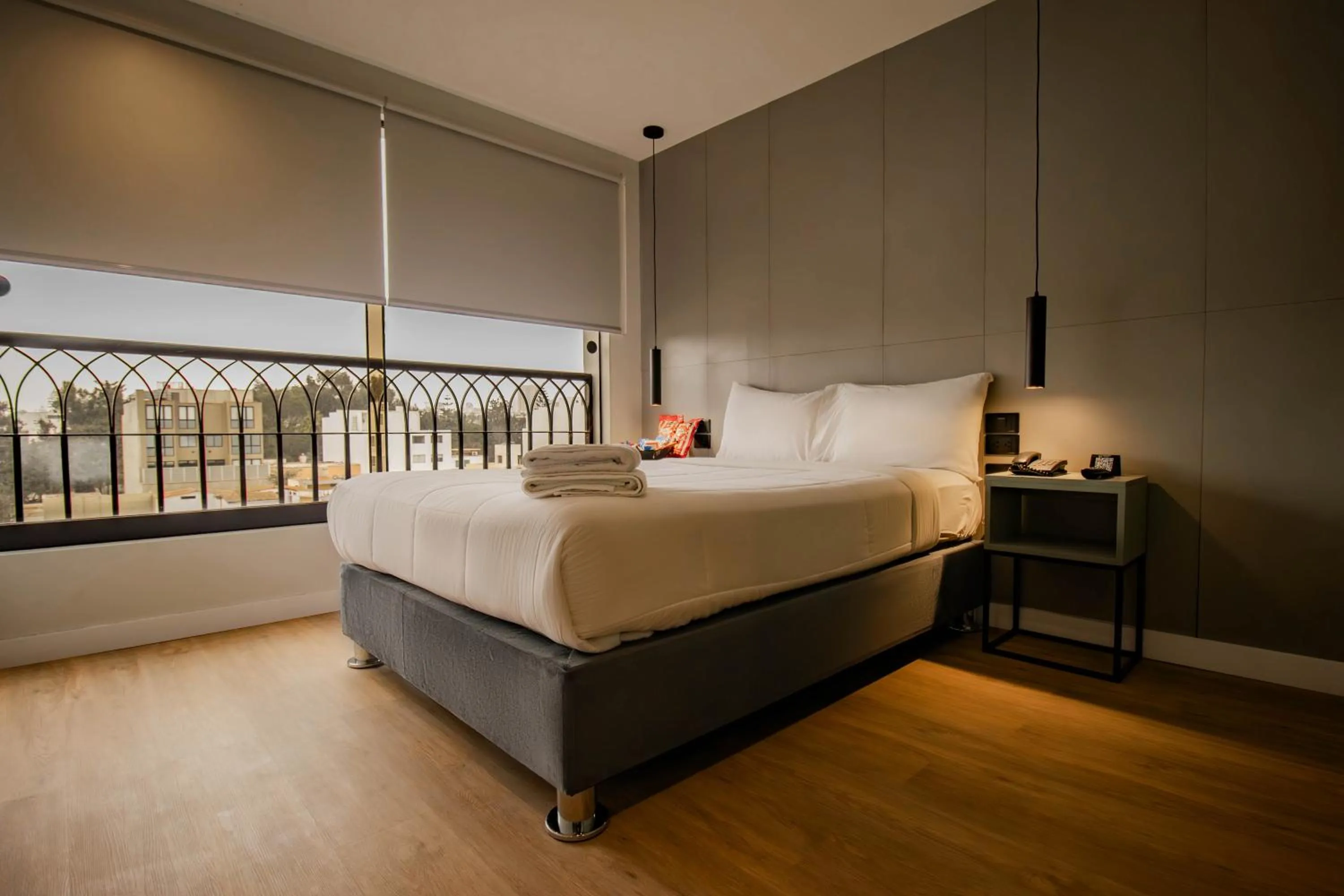 Bed in Miraflores Suites Centro