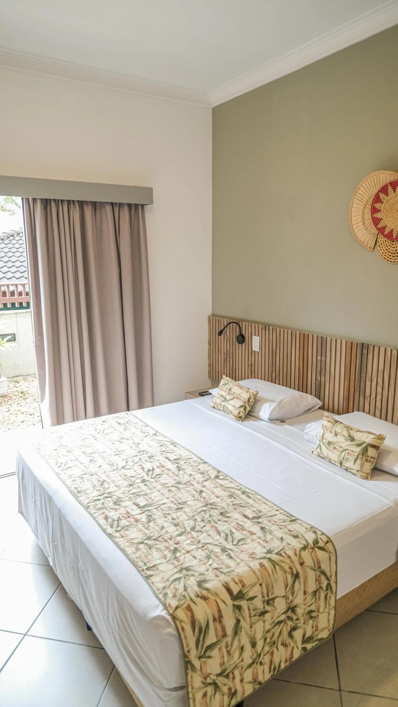 Bed in Hotel Ilhas do Caribe - Na melhor região da Praia da Enseada