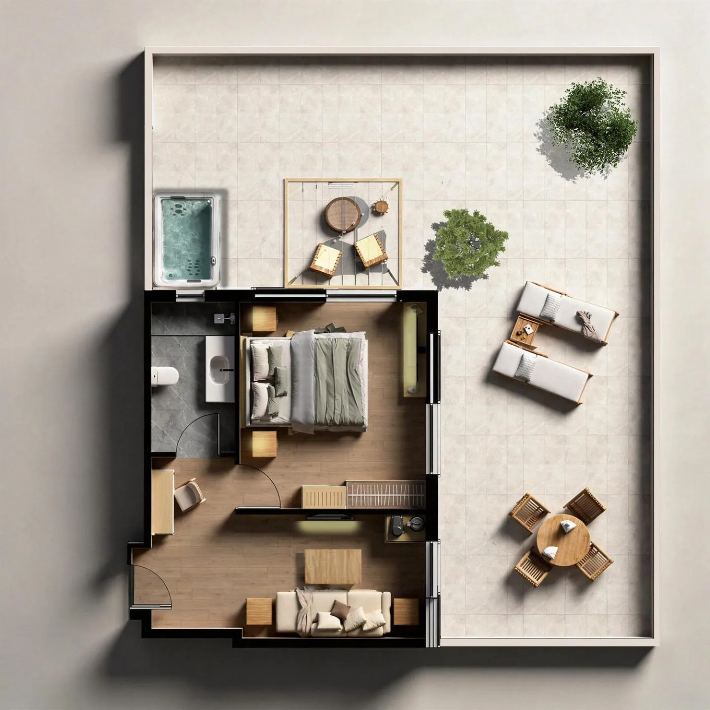 Floor plan in Athenian Riviera Hotel& Suites