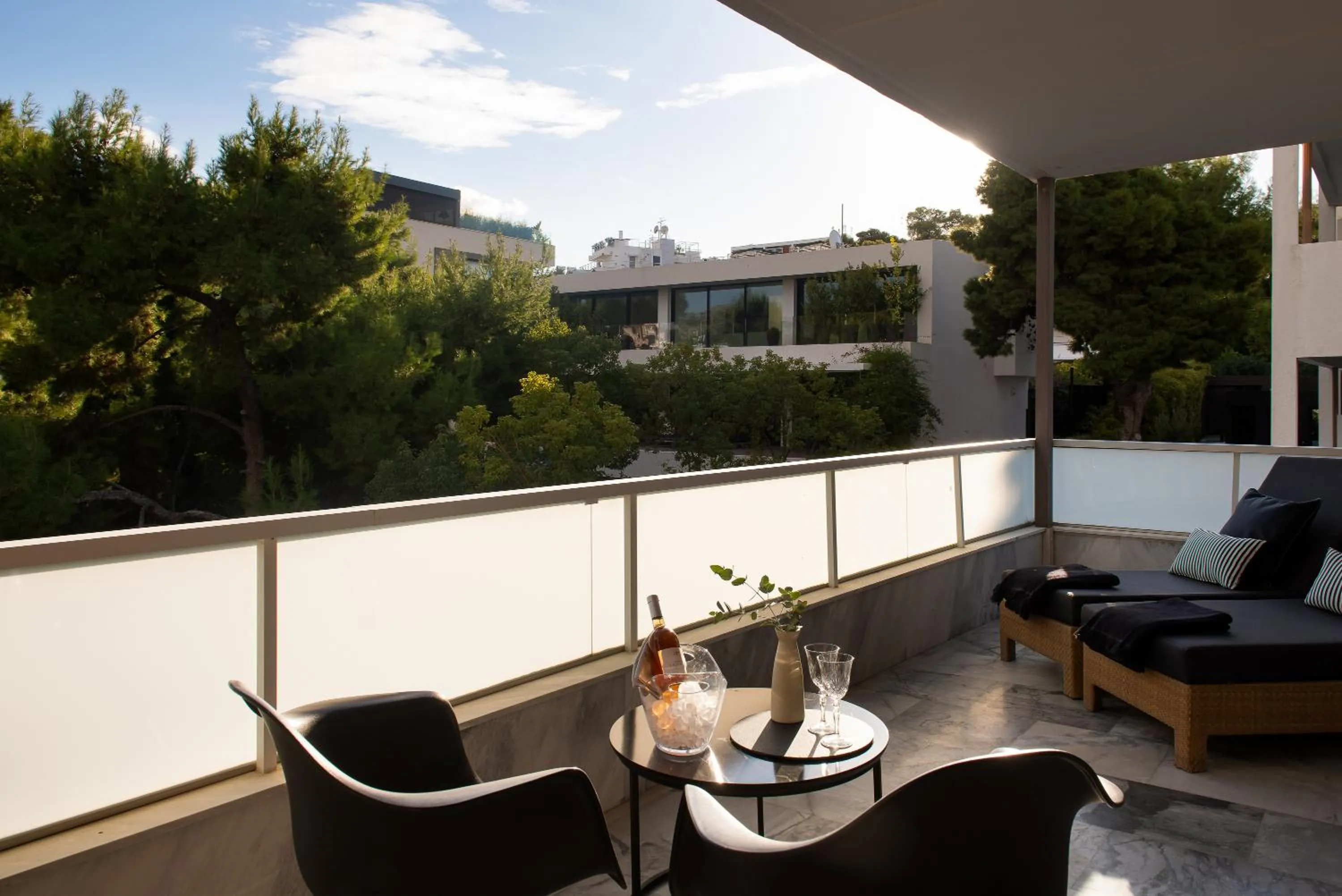 Balcony/Terrace in Athenian Riviera Hotel& Suites