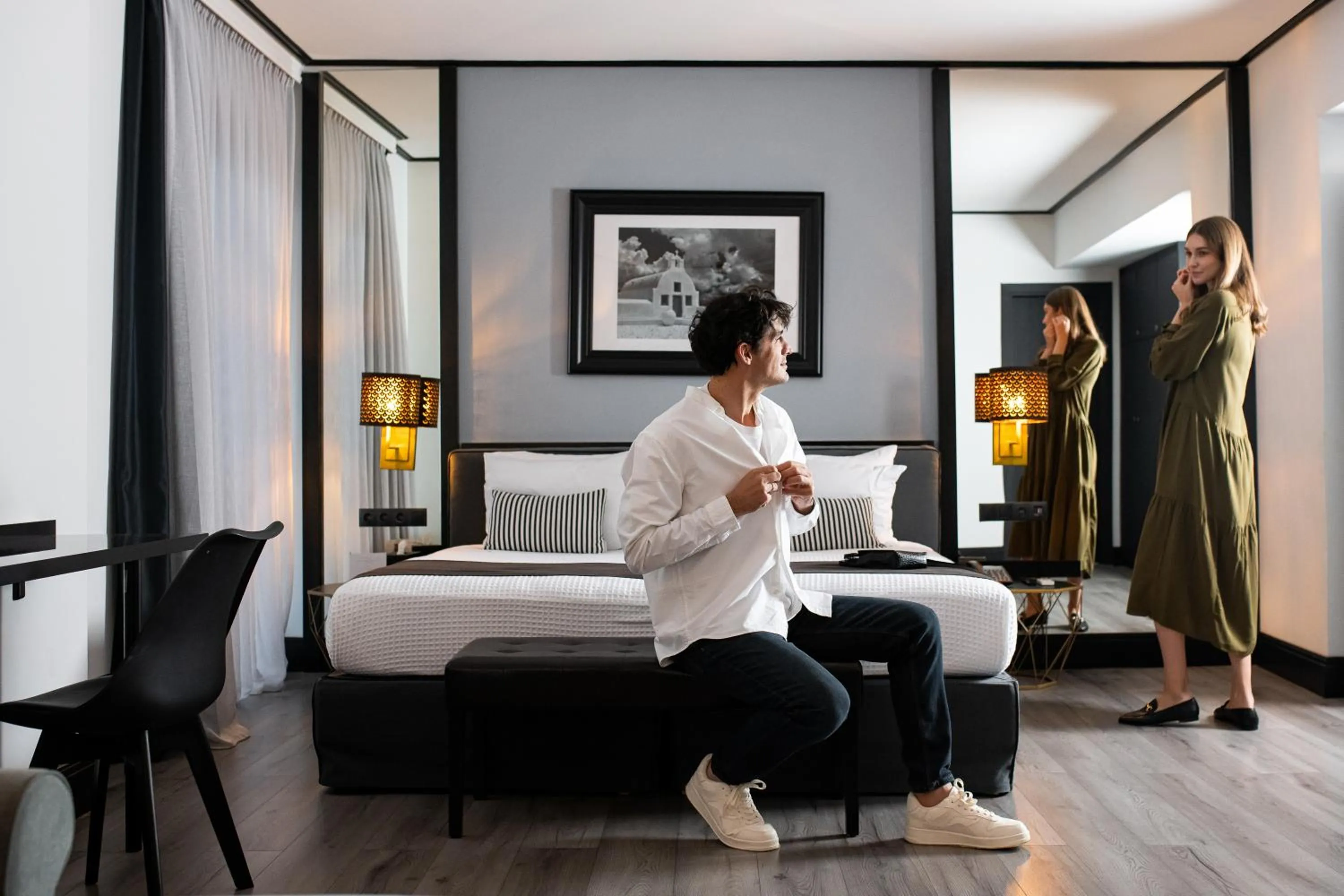 Bedroom, Bed in Athenian Riviera Hotel& Suites