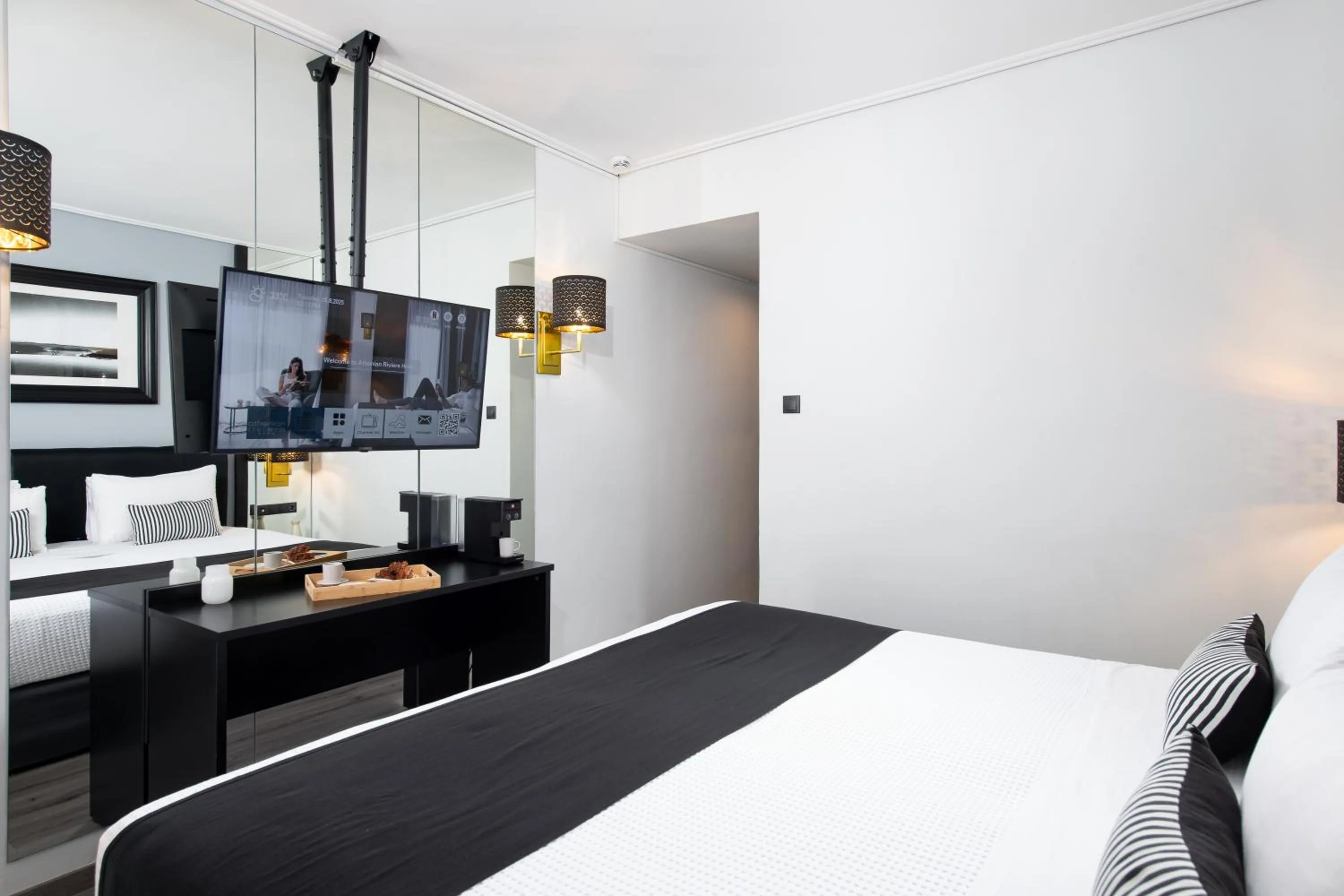 Bedroom, Bed in Athenian Riviera Hotel& Suites