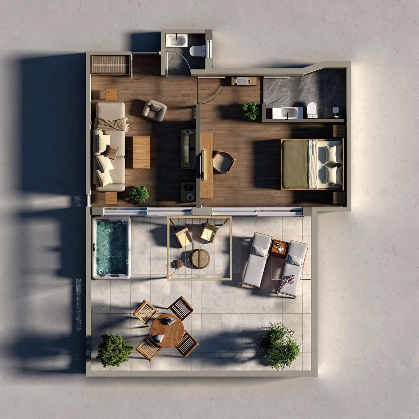 Penthouse Comfort Suite with Hot Tub in Athenian Riviera Hotel& Suites Penthouse Comfort Suite with Hot Tub in Athenian Riviera Hotel& Suites