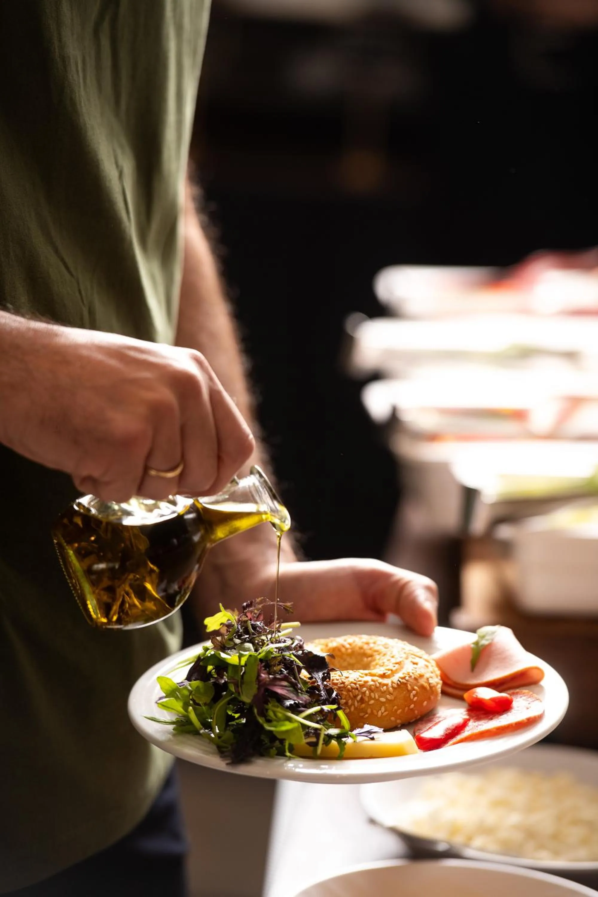 Buffet breakfast in Athenian Riviera Hotel& Suites