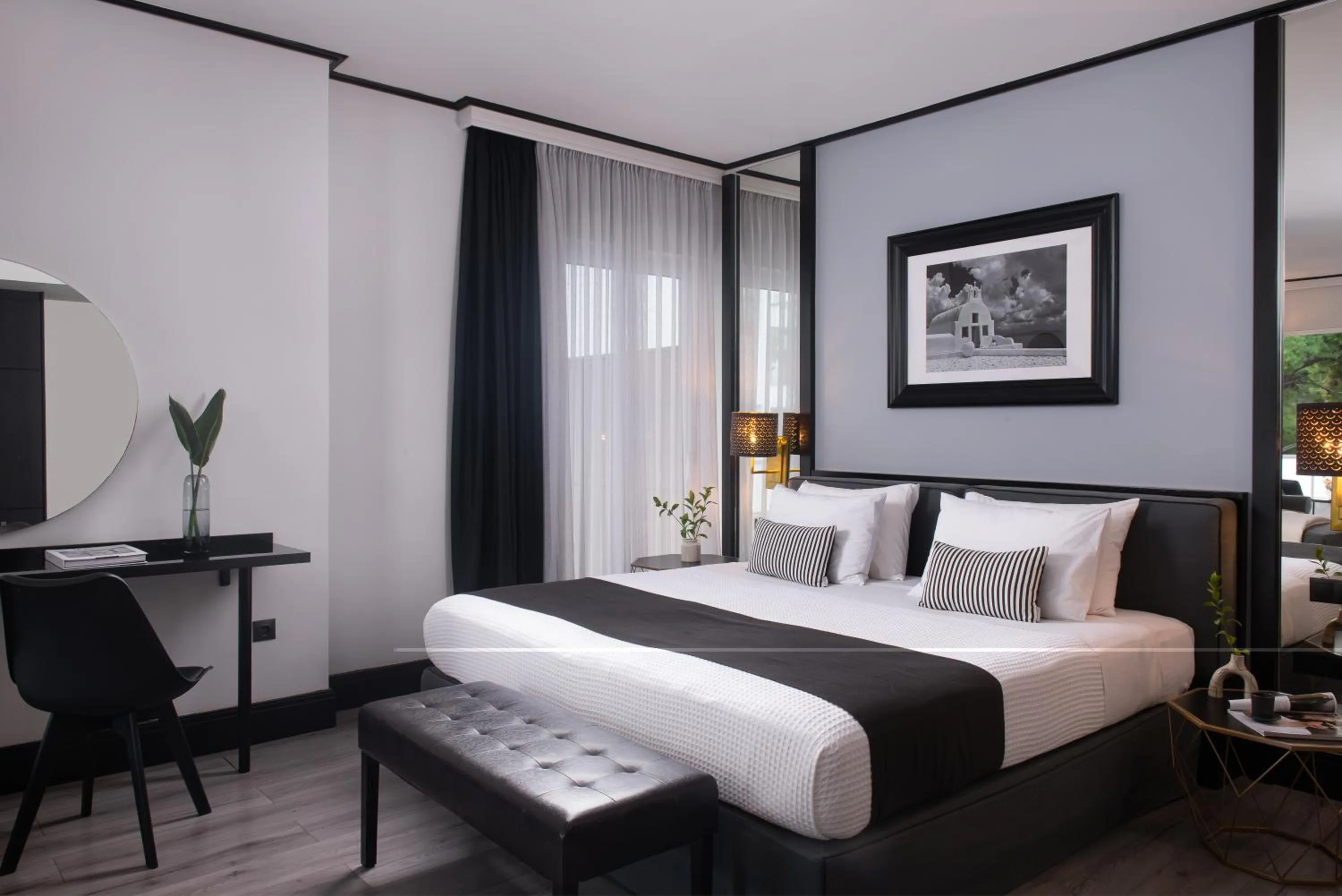 Bedroom, Bed in Athenian Riviera Hotel& Suites