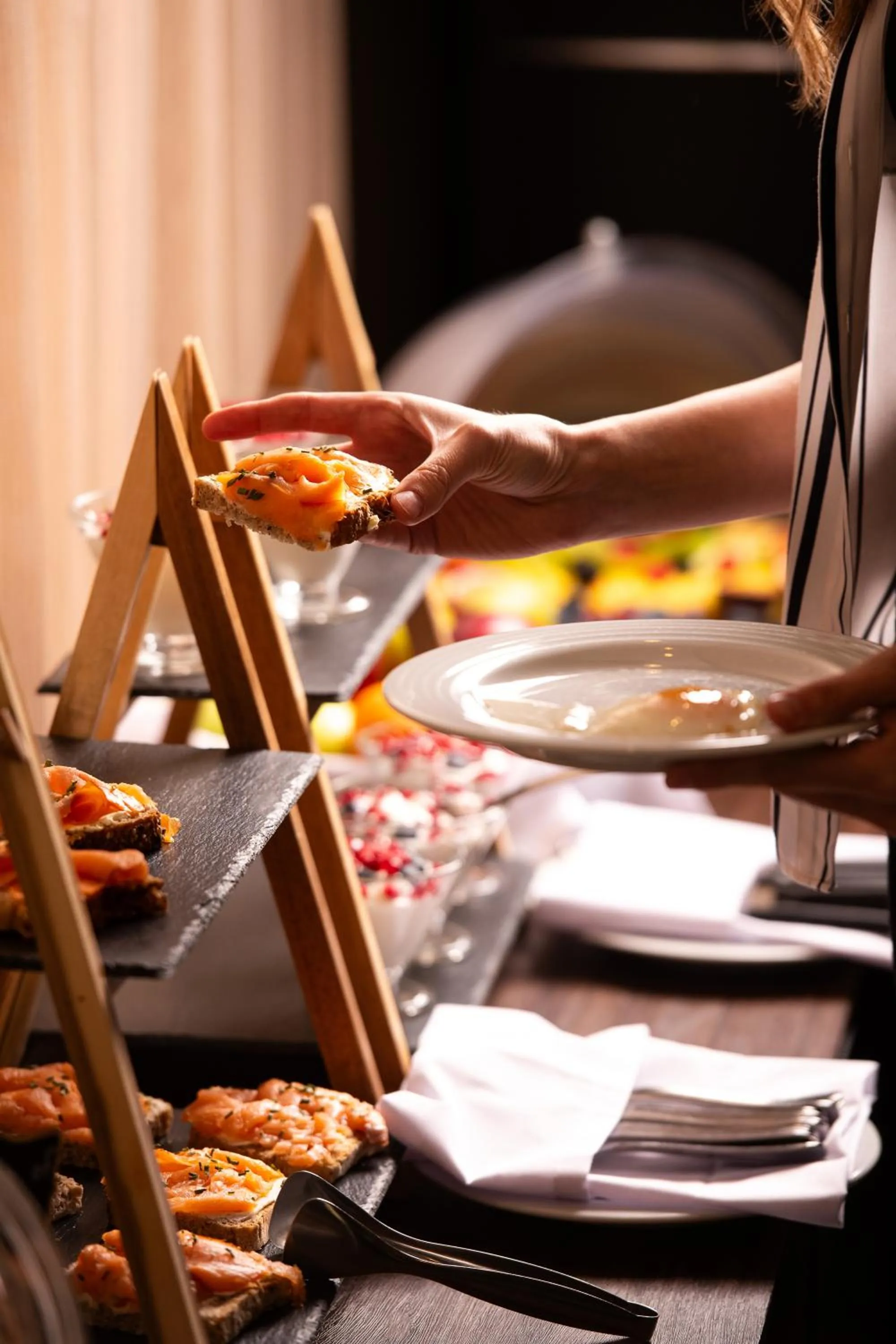 Buffet breakfast in Athenian Riviera Hotel& Suites