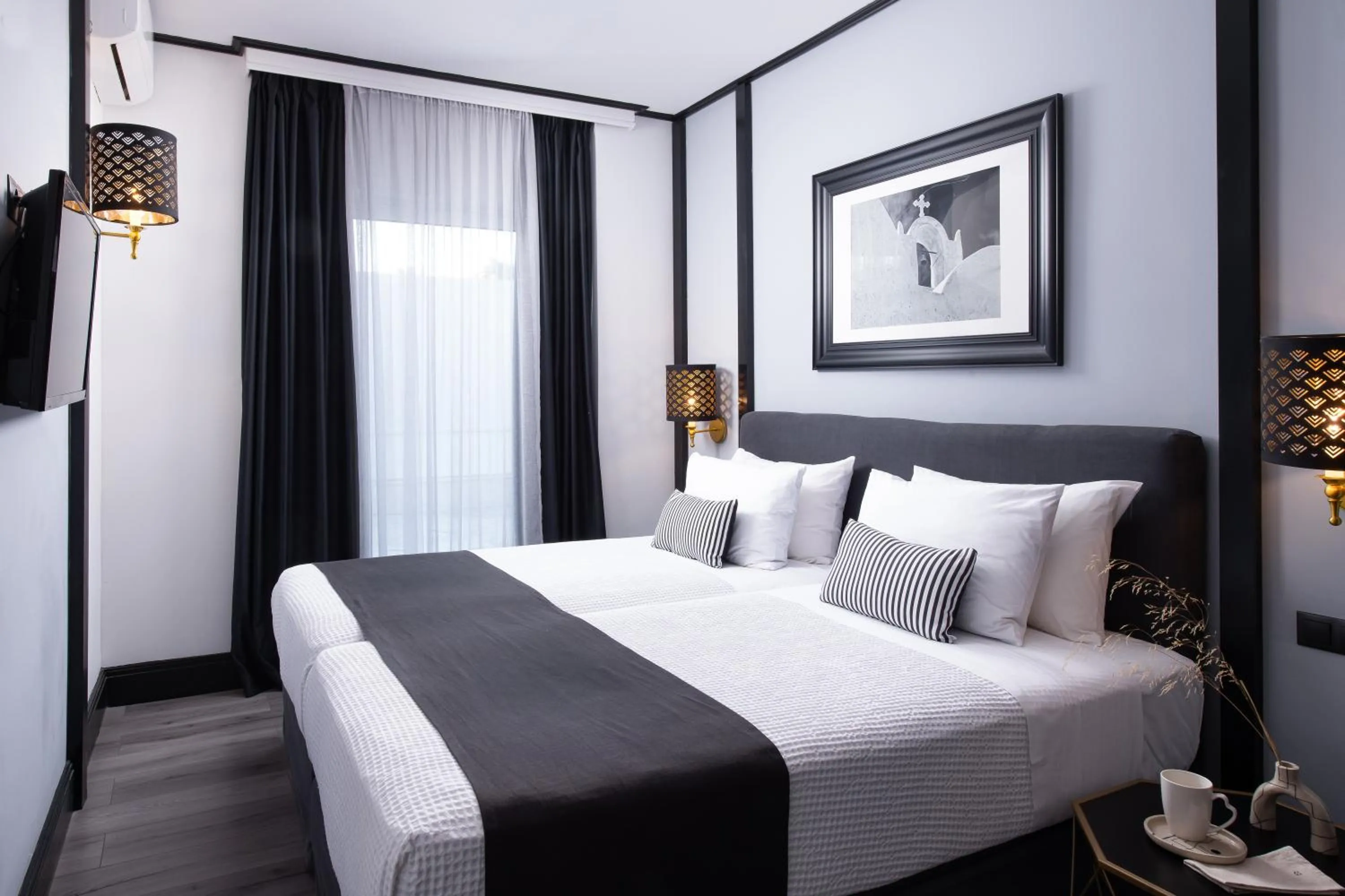 Bedroom, Bed in Athenian Riviera Hotel& Suites