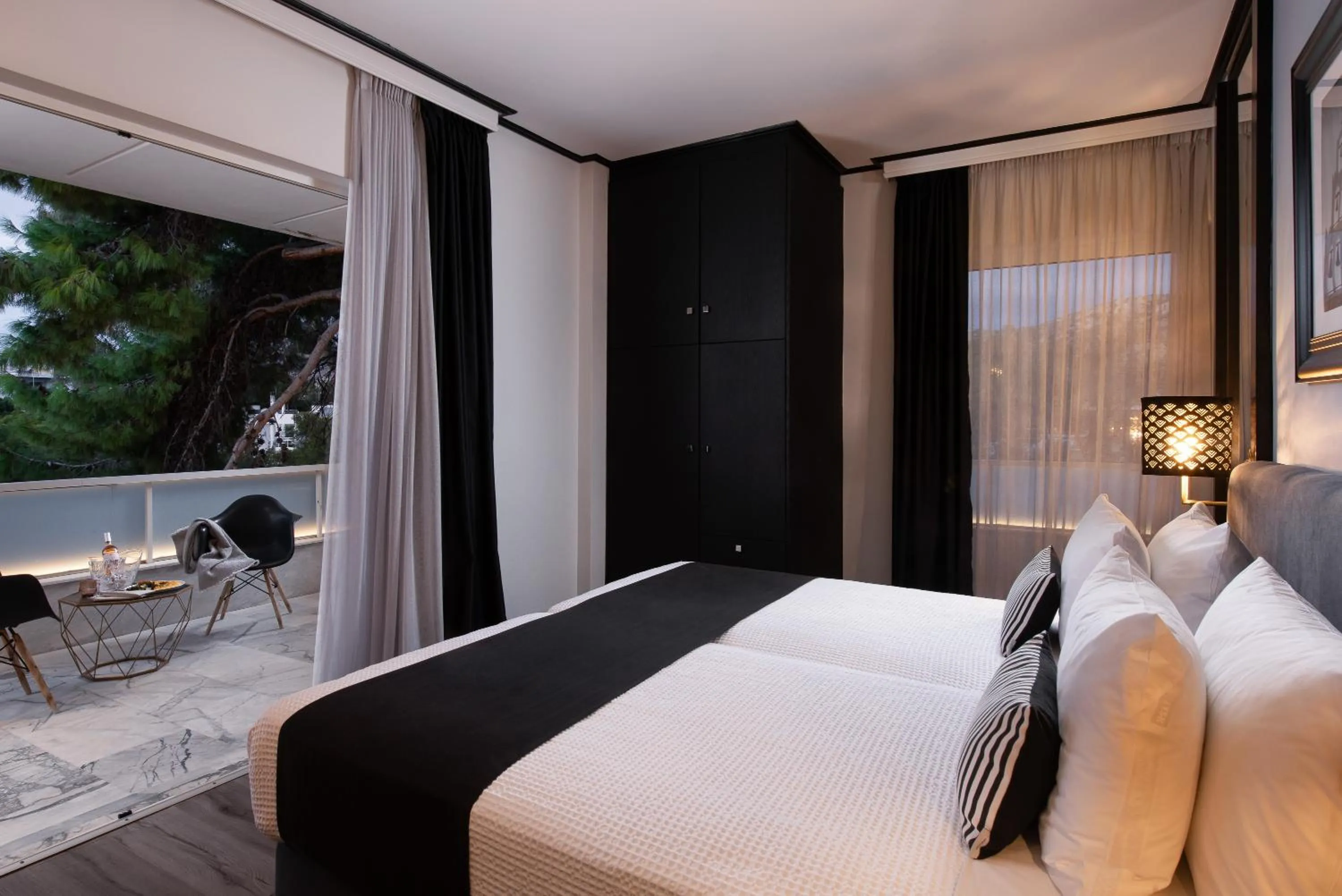 View (from property/room), Bed in Athenian Riviera Hotel& Suites
