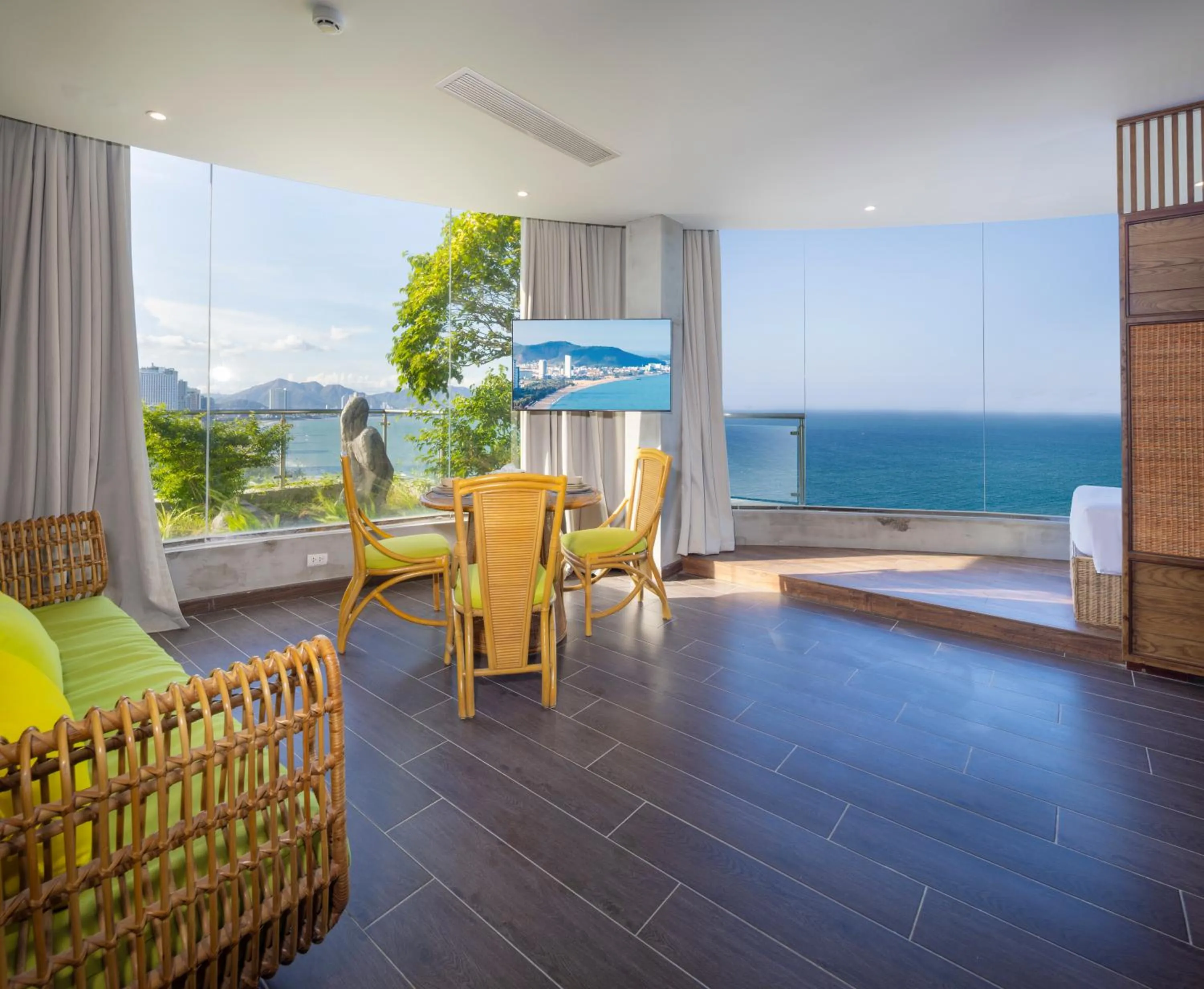 Patio in MissBamboo Hotel Nha Trang