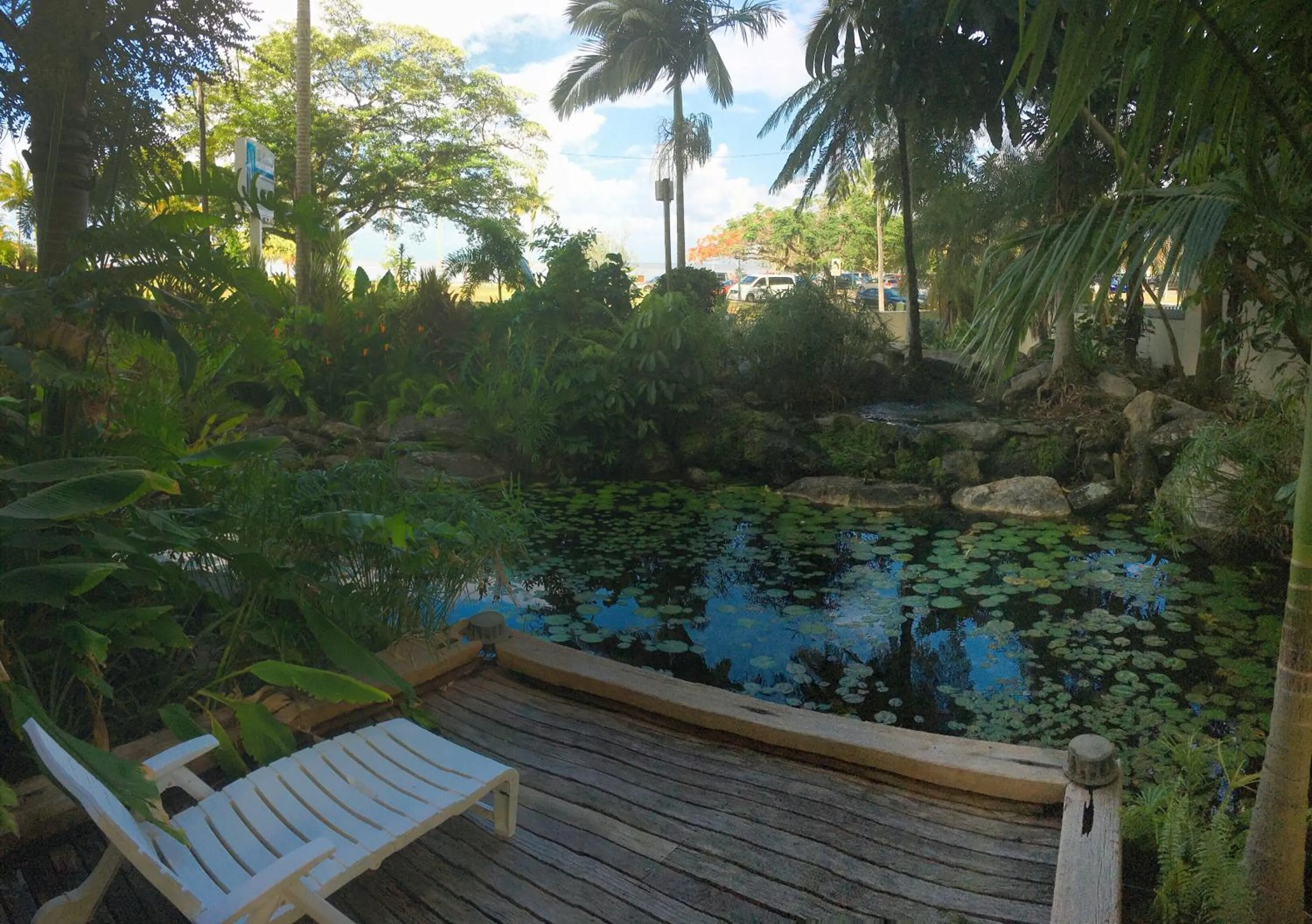 Garden view in 181 The Esplanade