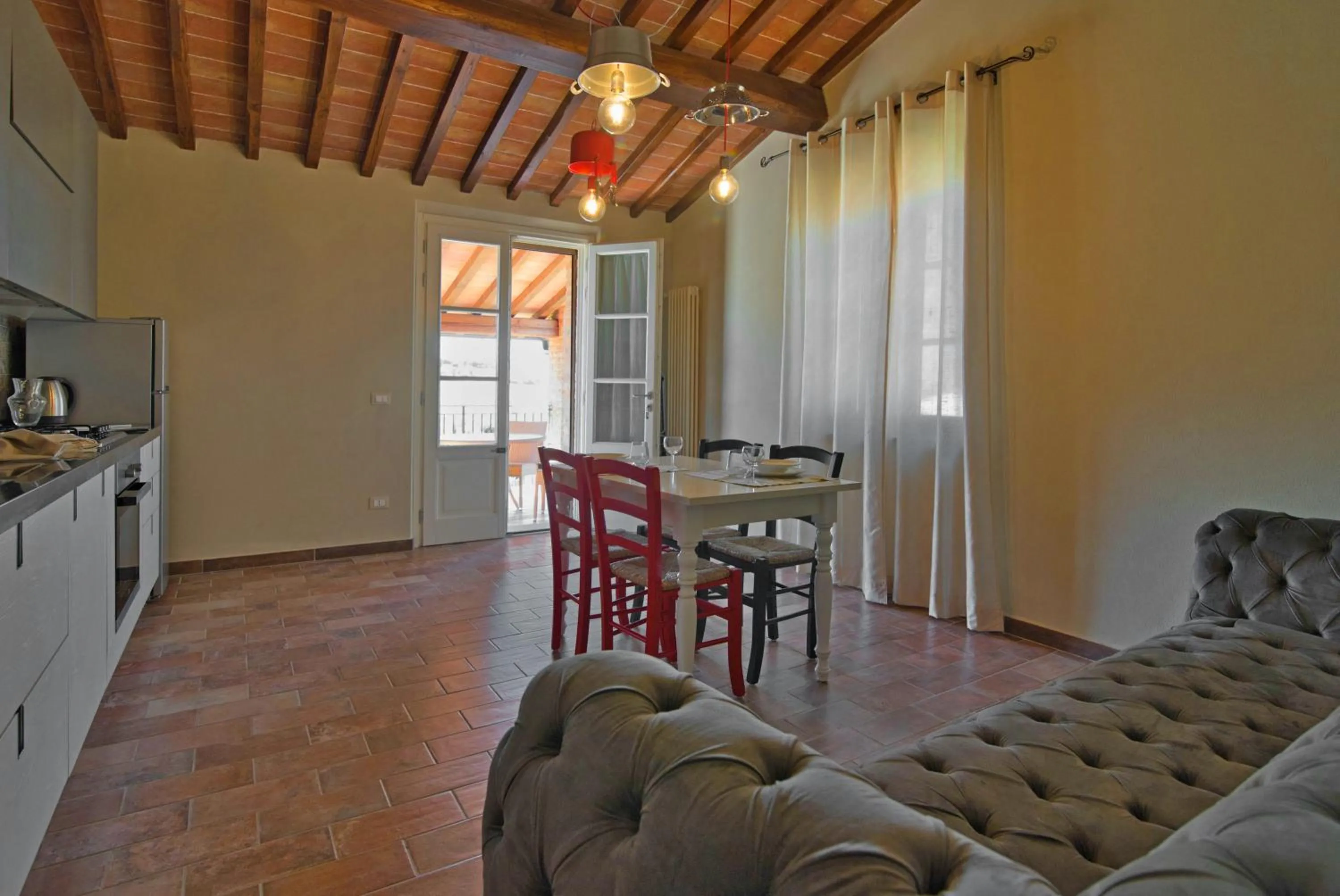 Kitchen or kitchenette in Agriturismo Pompilia