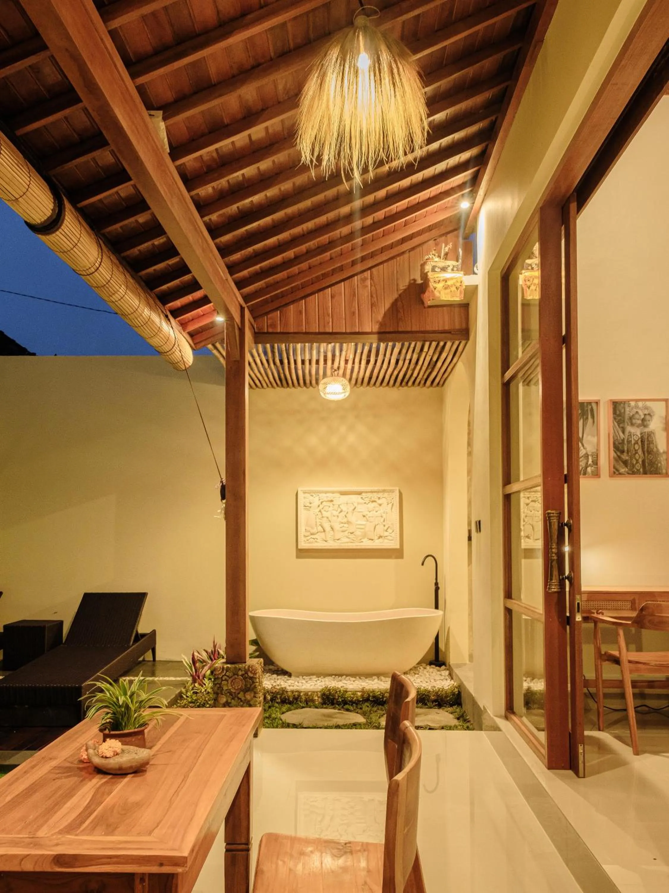 Seating area in Way Ubud