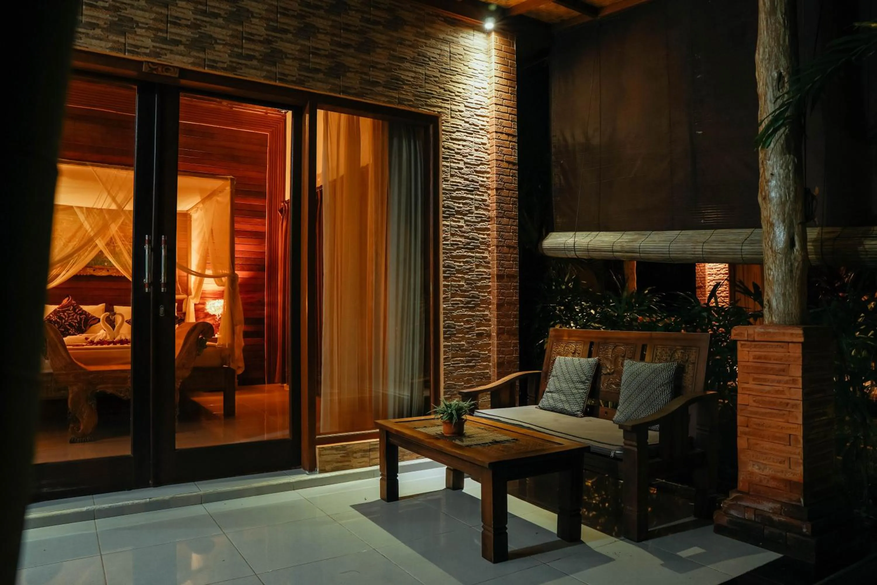 Seating area in Way Ubud